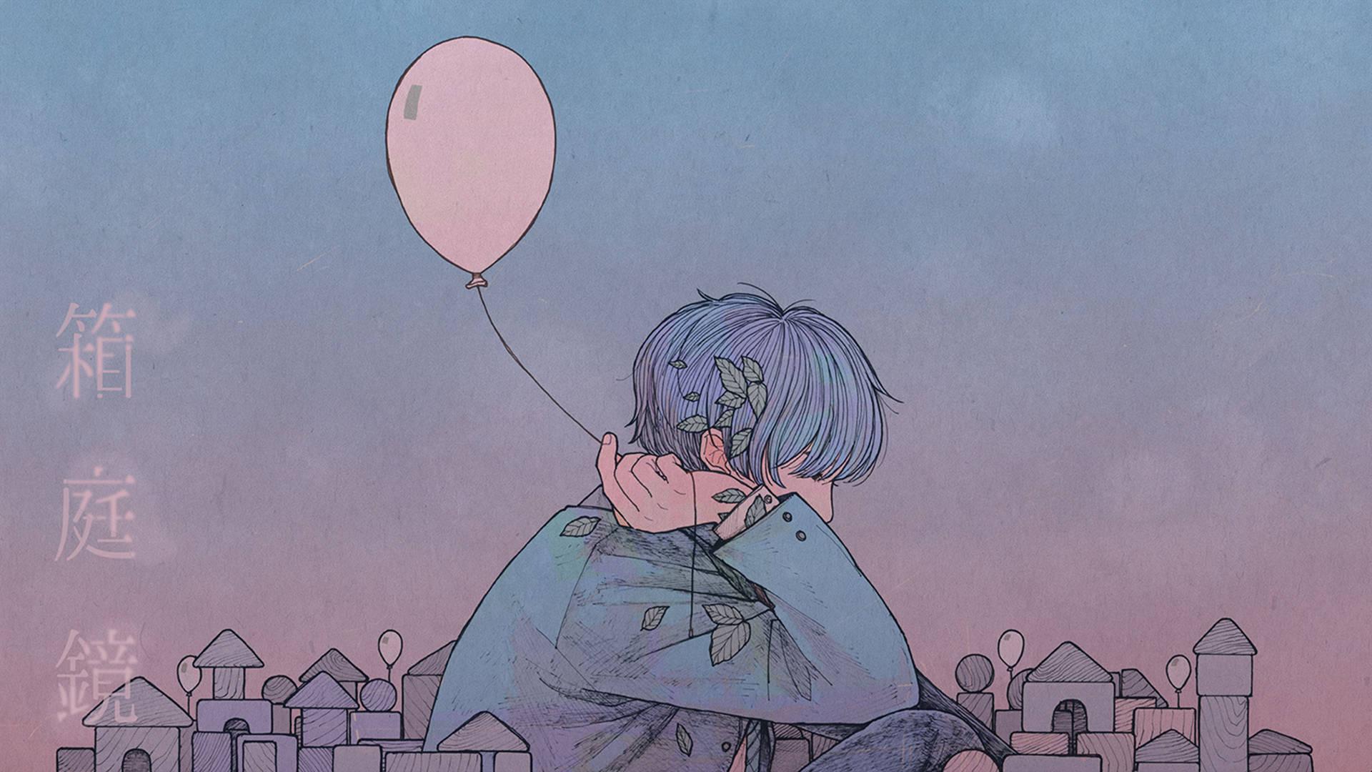 Aesthetic Boy With Balloon — 1920x1080 wallpaper