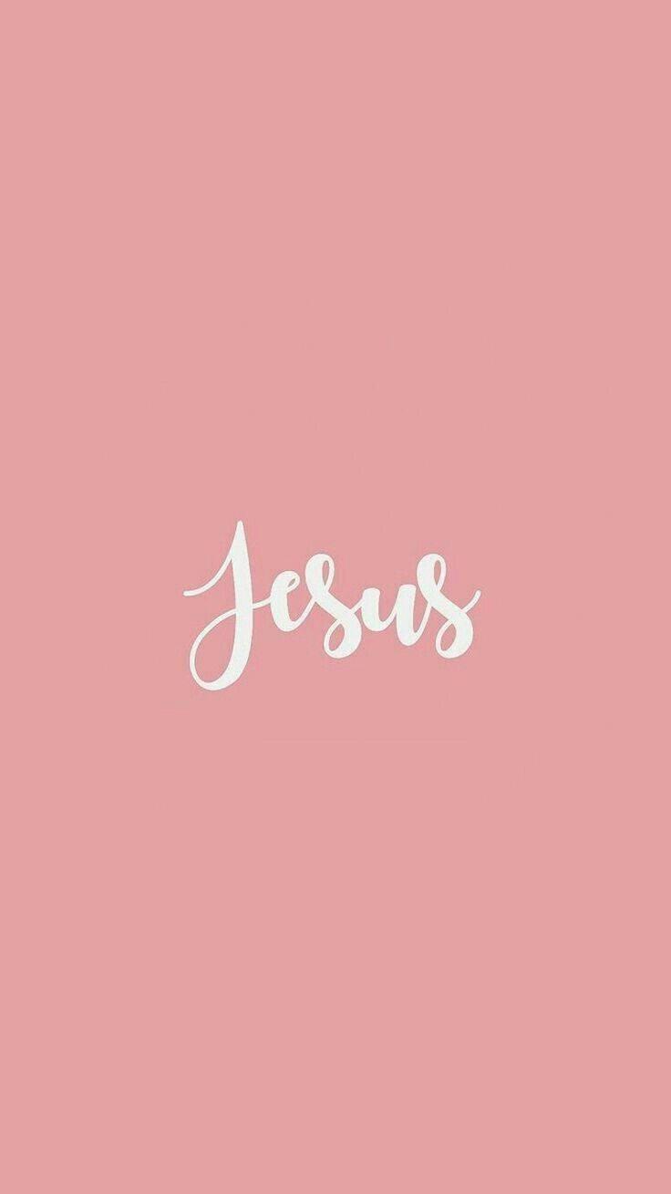 Aesthetic Christian Artwork With Text Jesus — 736x1309 wallpaper
