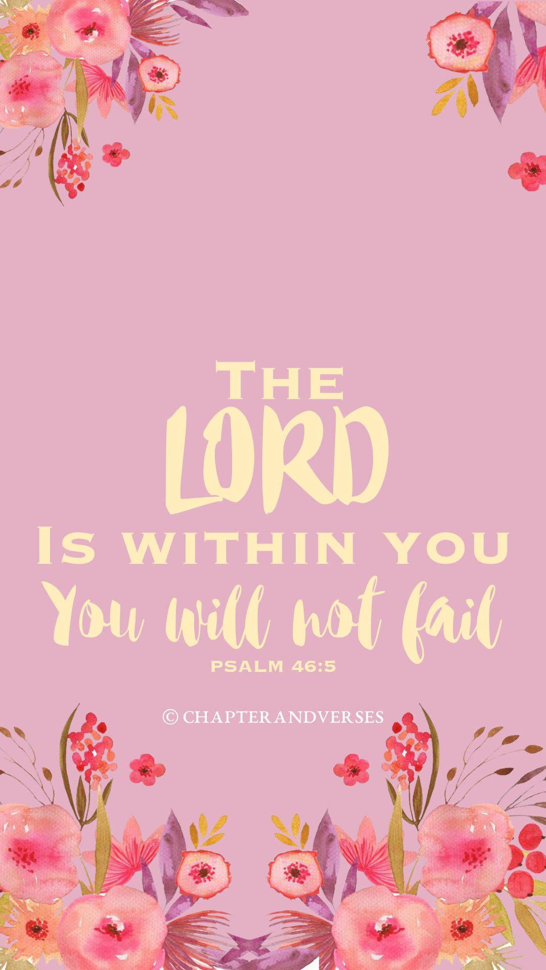 Aesthetic Christian Verse In Yellow Text — 1080x1920 wallpaper