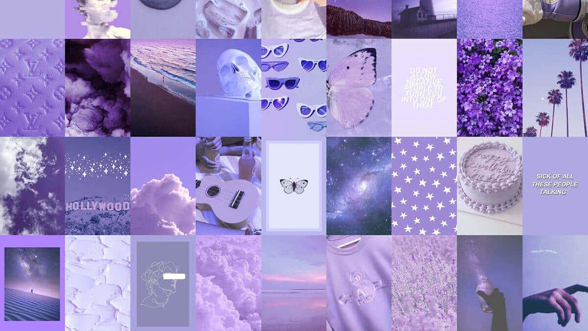 Aesthetic Collage: An Explosion of Color and Creativity — 1200x675 wallpaper