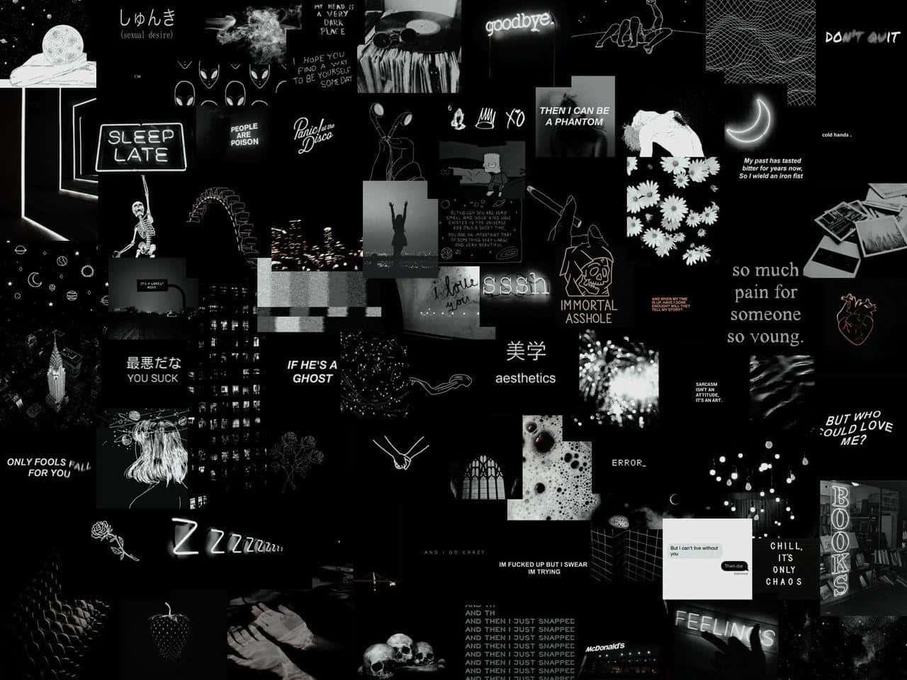 Aesthetic Collage Background — 1280x960 wallpaper