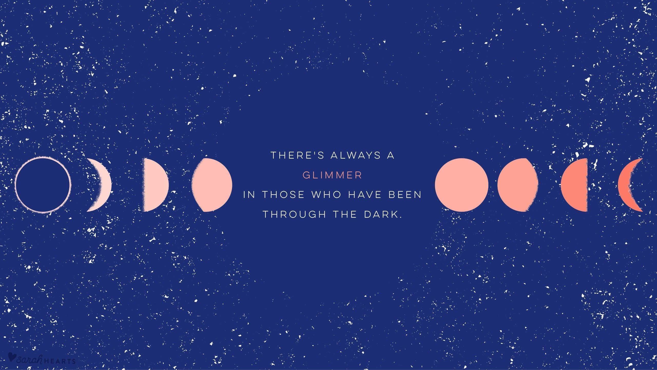Aesthetic Computer 4k Moon Phases — 2560x1440 wallpaper