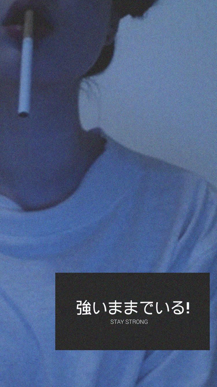 Aesthetic Girl Cell Phone Art — 750x1334 wallpaper