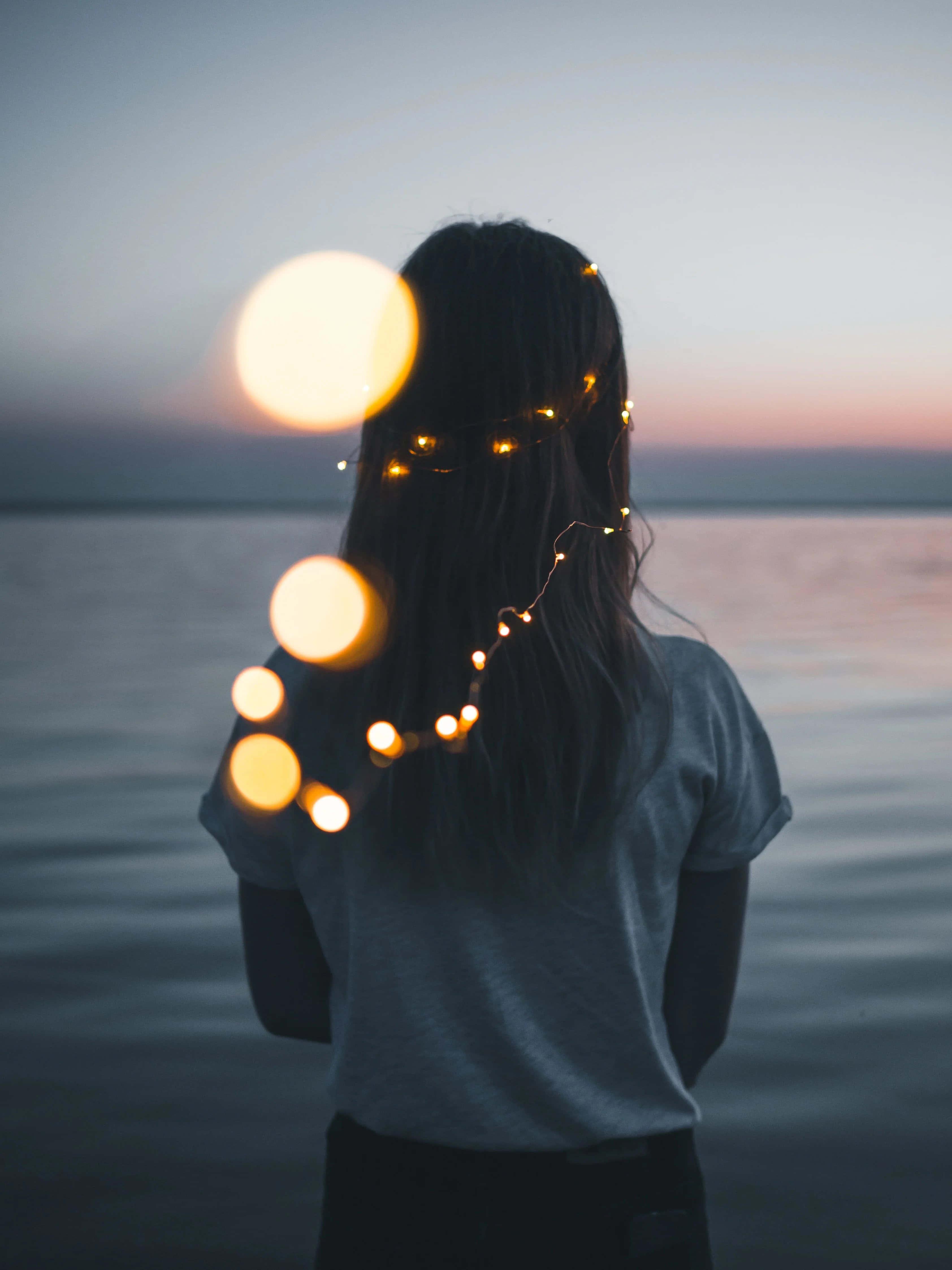 Aesthetic Girl in Bohemian Style — 3368x4491 wallpaper