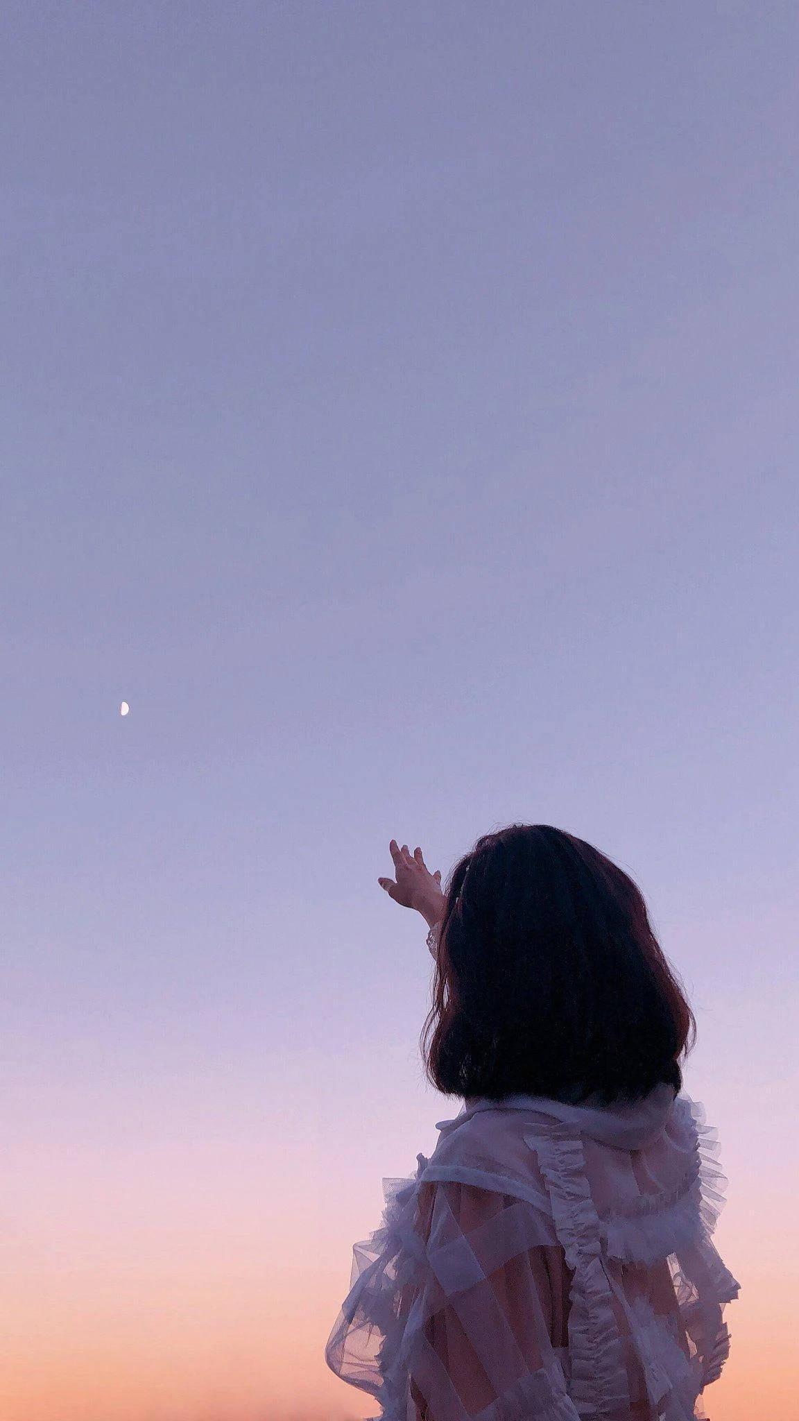 Aesthetic Girl Star — 1152x2048 wallpaper