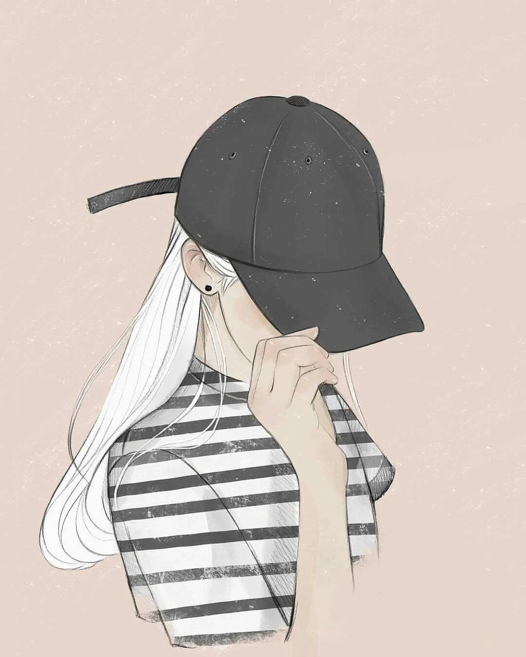 Aesthetic Girl Vector Art — 1782x2228 wallpaper