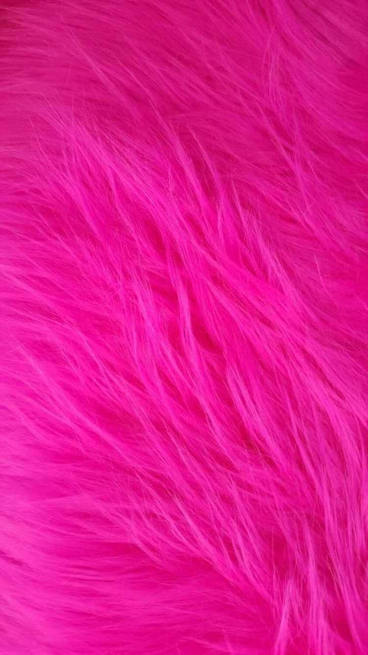 Aesthetic Girly Fuchsia Fur — 750x1332 wallpaper