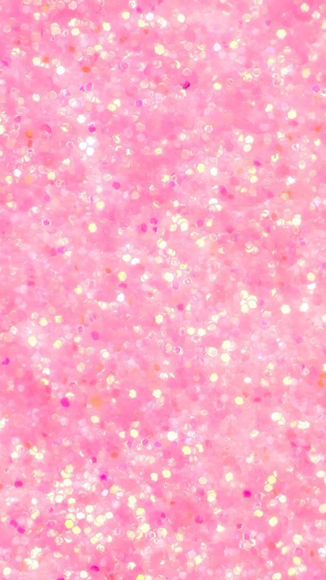 Aesthetic Girly Glitter Pink Background — 1080x1920 wallpaper