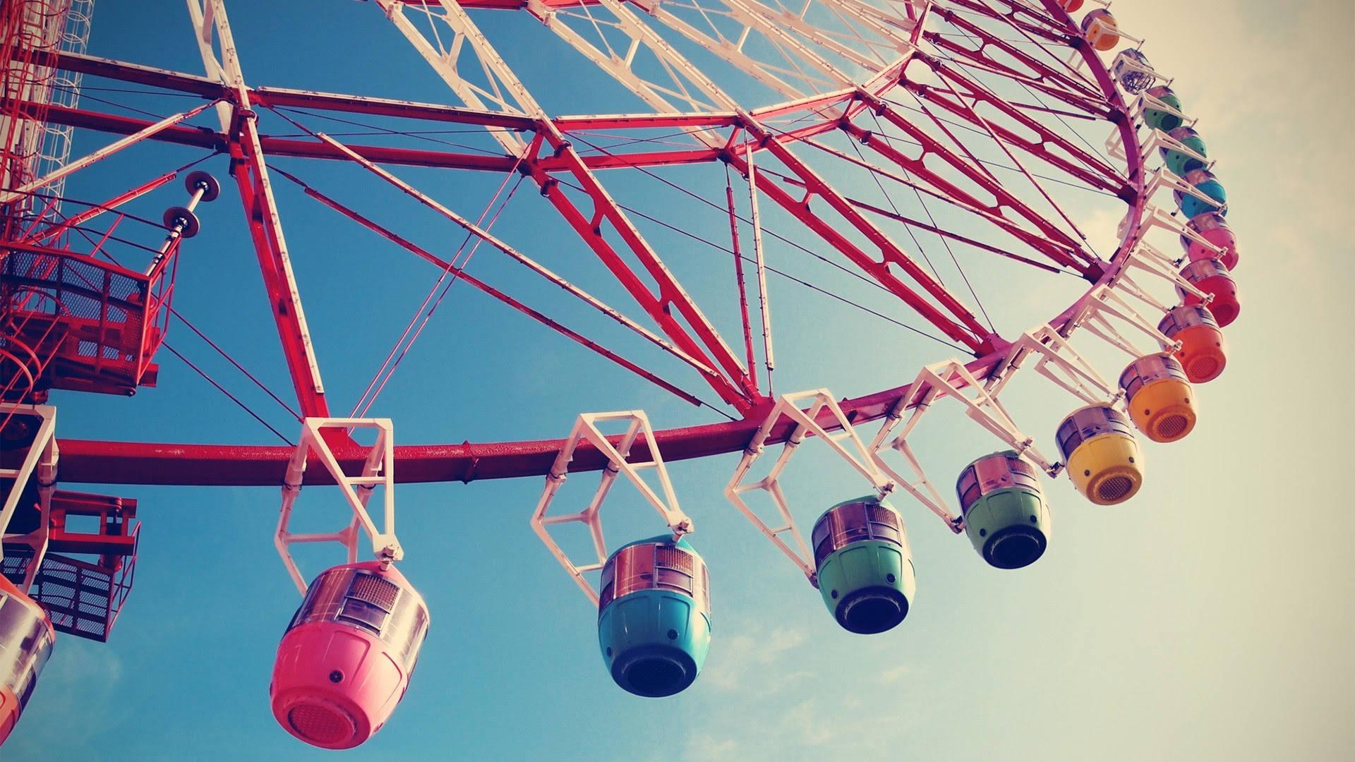 Aesthetic Ipad Ferris Wheel — 1920x1080 wallpaper