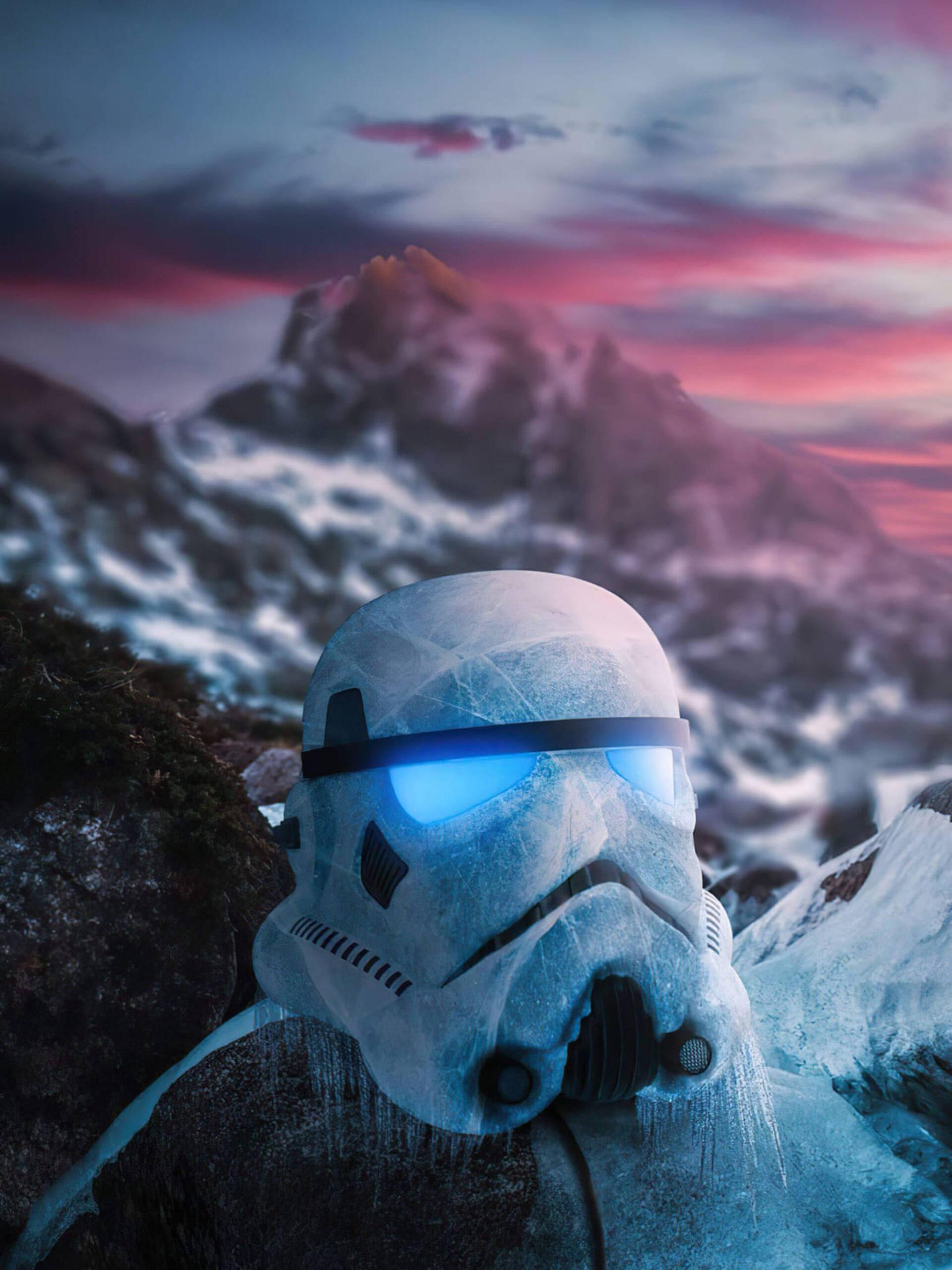 Aesthetic Ipad Frozen Stormtrooper — 1920x2561 wallpaper