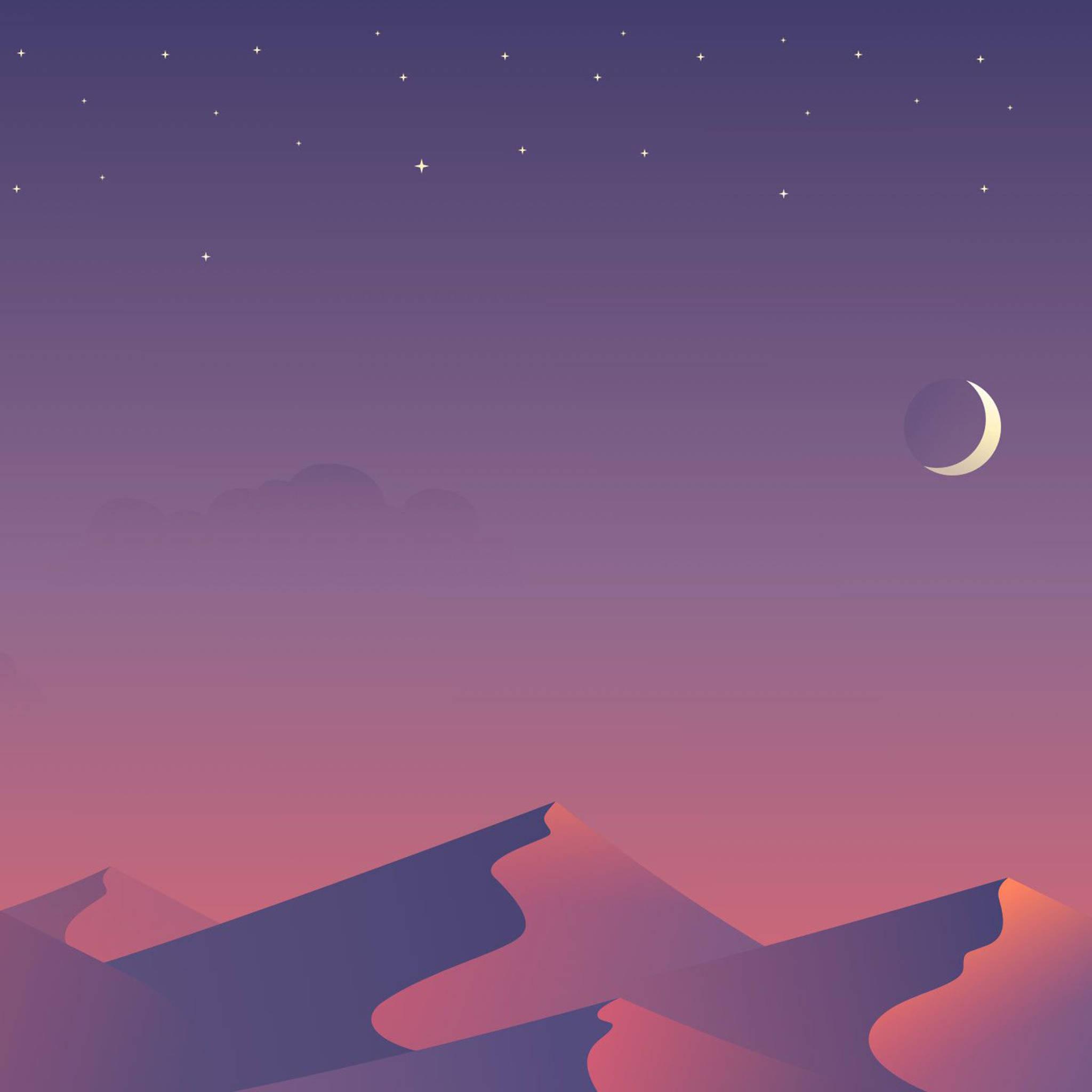 Aesthetic Ipad Minimalist Desert — 2048x2048 wallpaper