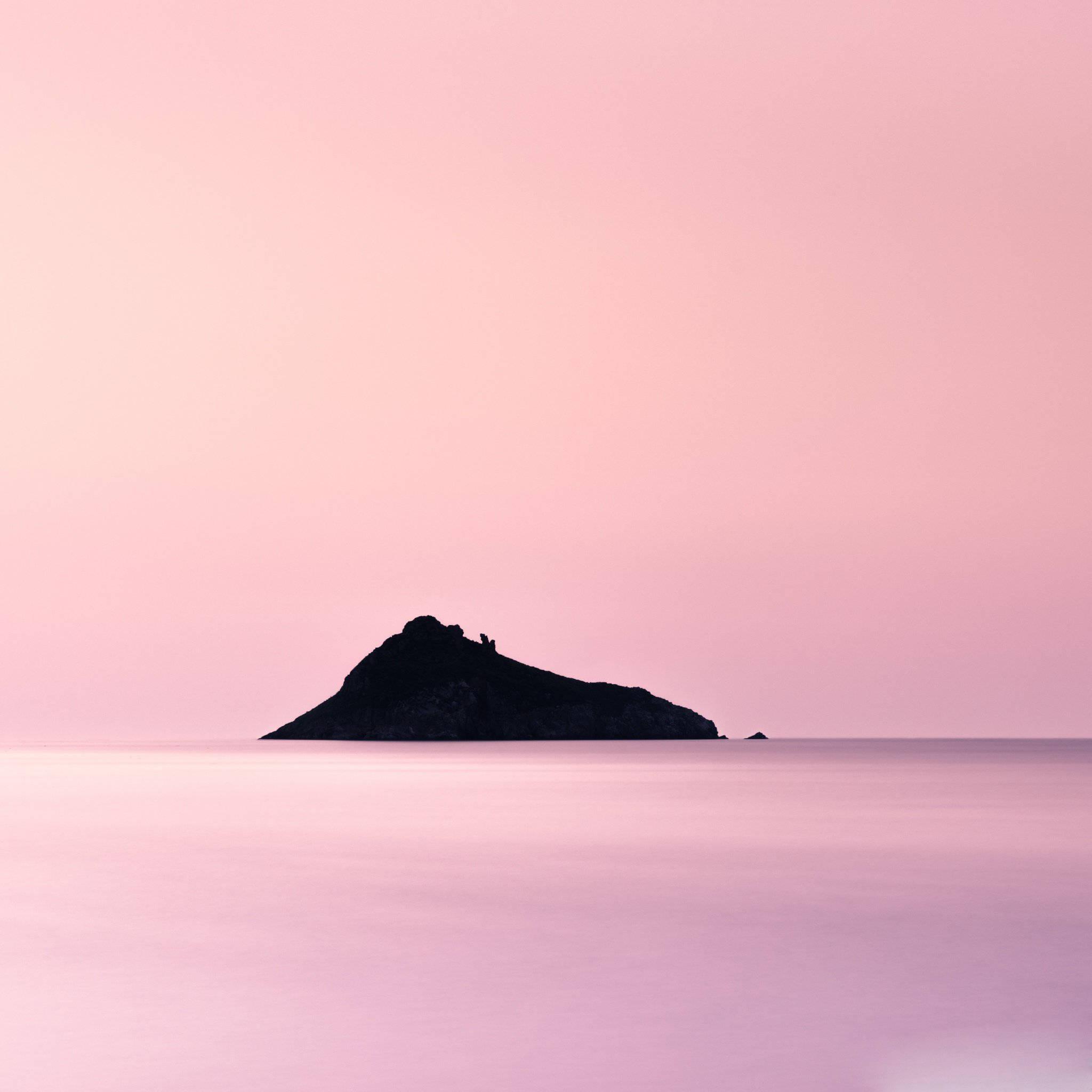Aesthetic Ipad Pink Sea — 2048x2048 wallpaper