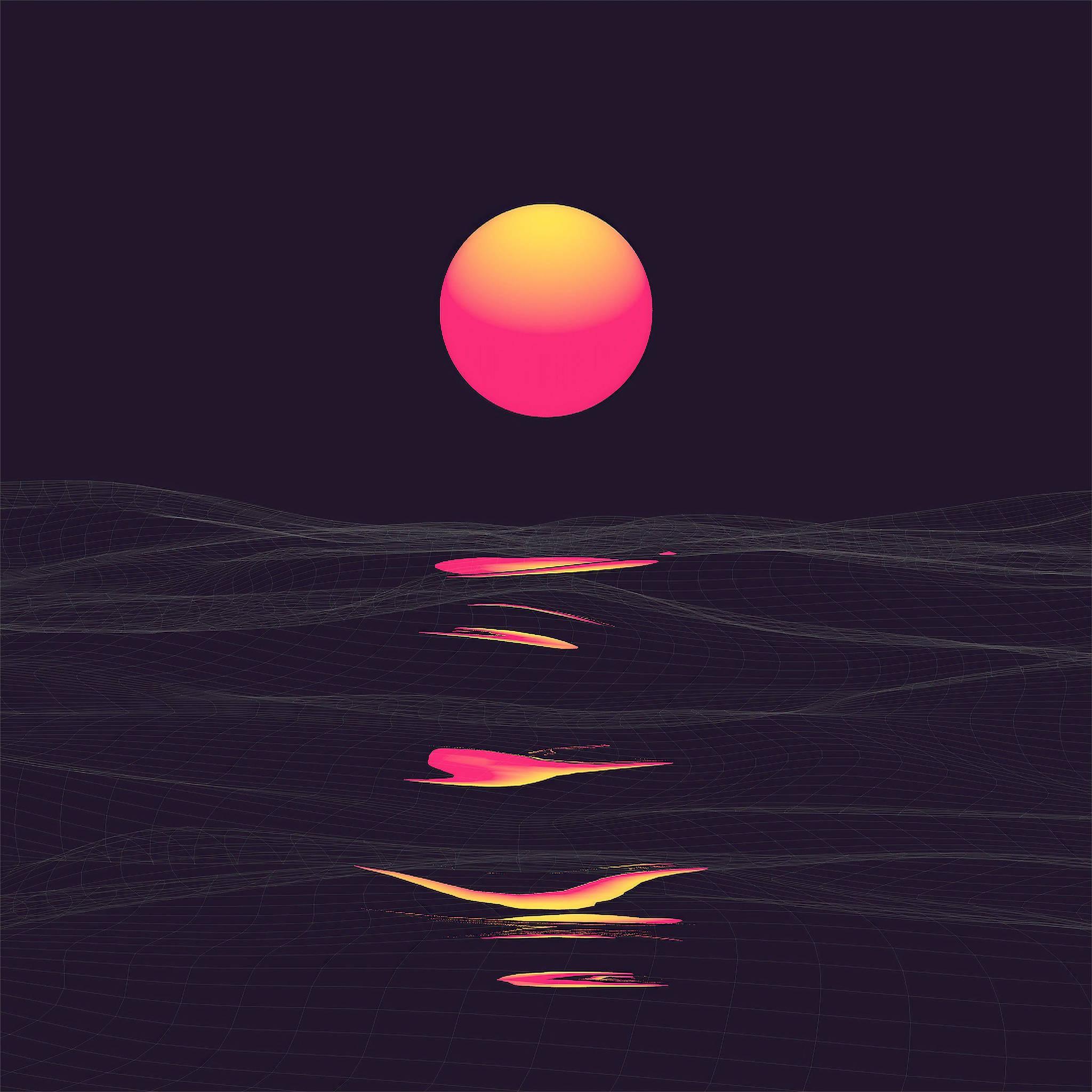 Aesthetic Ipad Vaporwave Sunset — 2048x2048 wallpaper