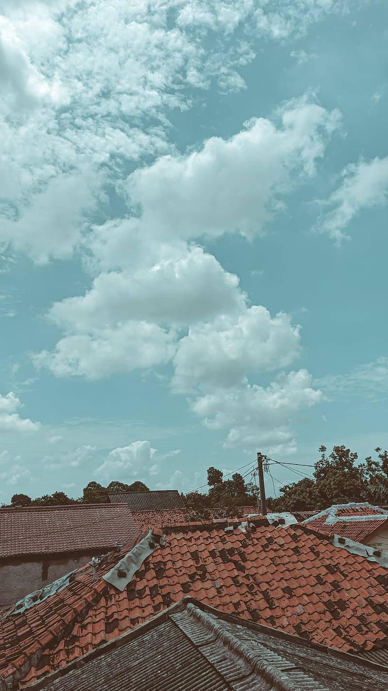 Aesthetic Phone Houses Roof — 800x1422 wallpaper