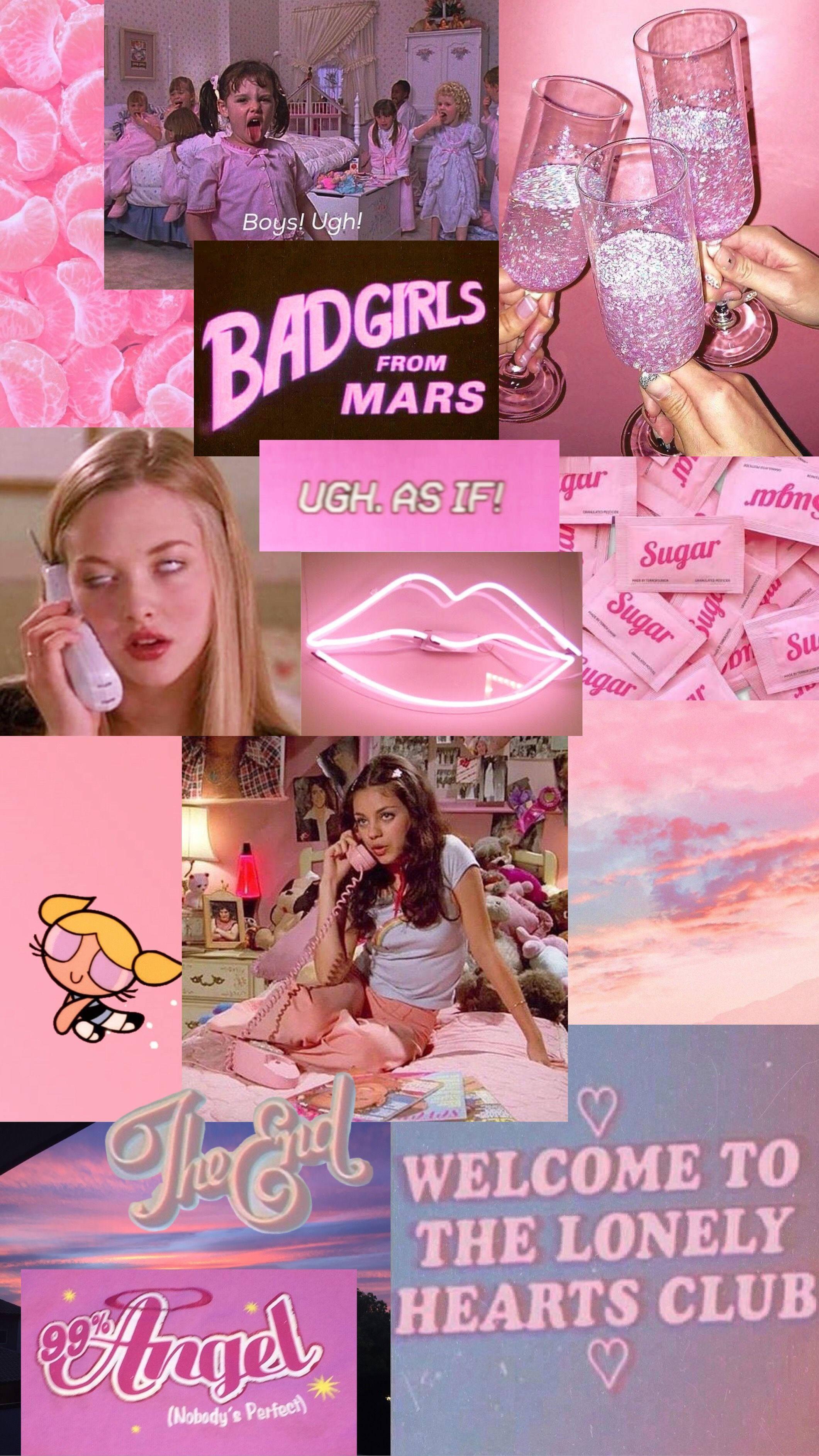 Aesthetic Pink Baddie Girls — 2121x3771 wallpaper