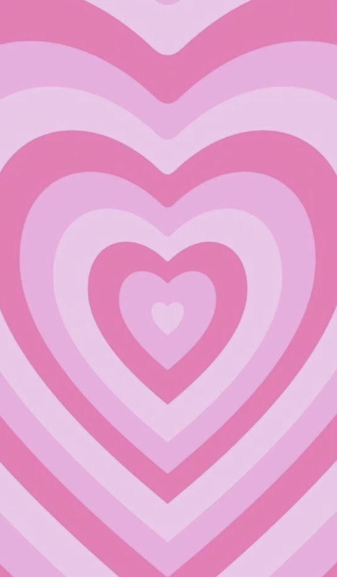 Aesthetic Pink iPhone Powerpuff Girls Hearts — 684x1170 wallpaper
