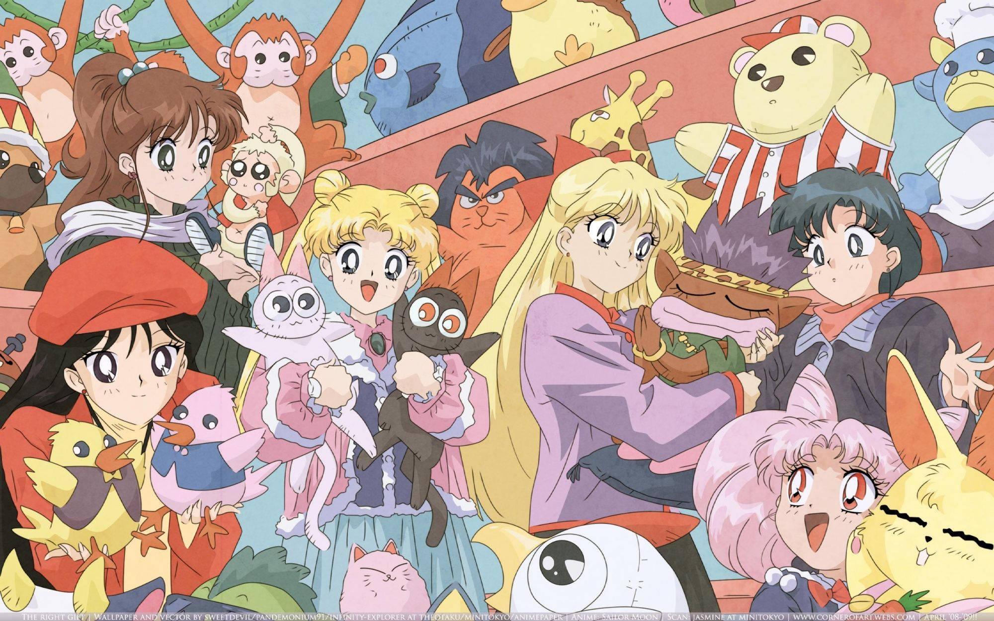 Aesthetic Sailor Moon Characters — 2000x1250 wallpaper