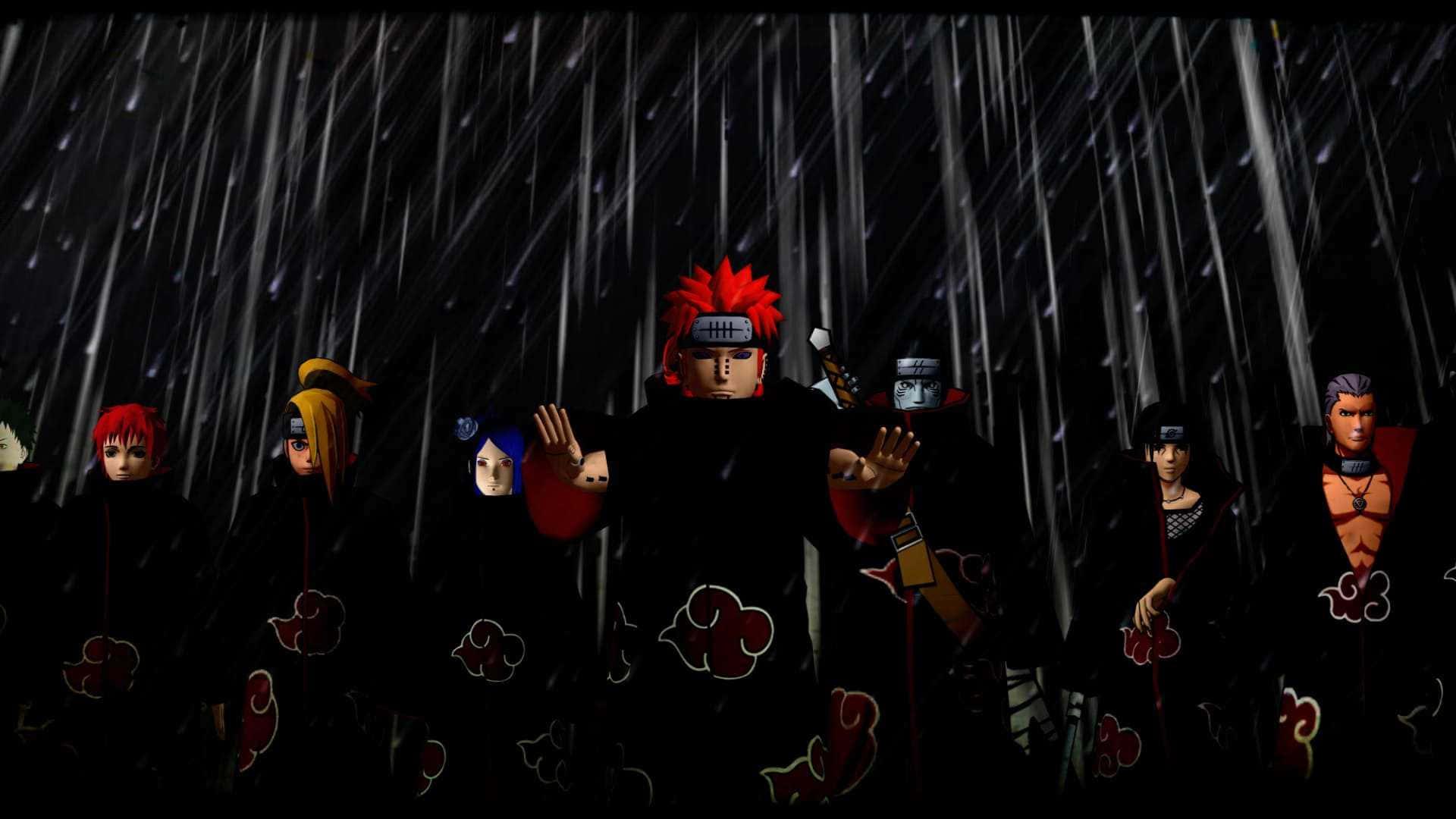 Aesthetic View of the Akatsuki Organization — 1920x1080 wallpaper