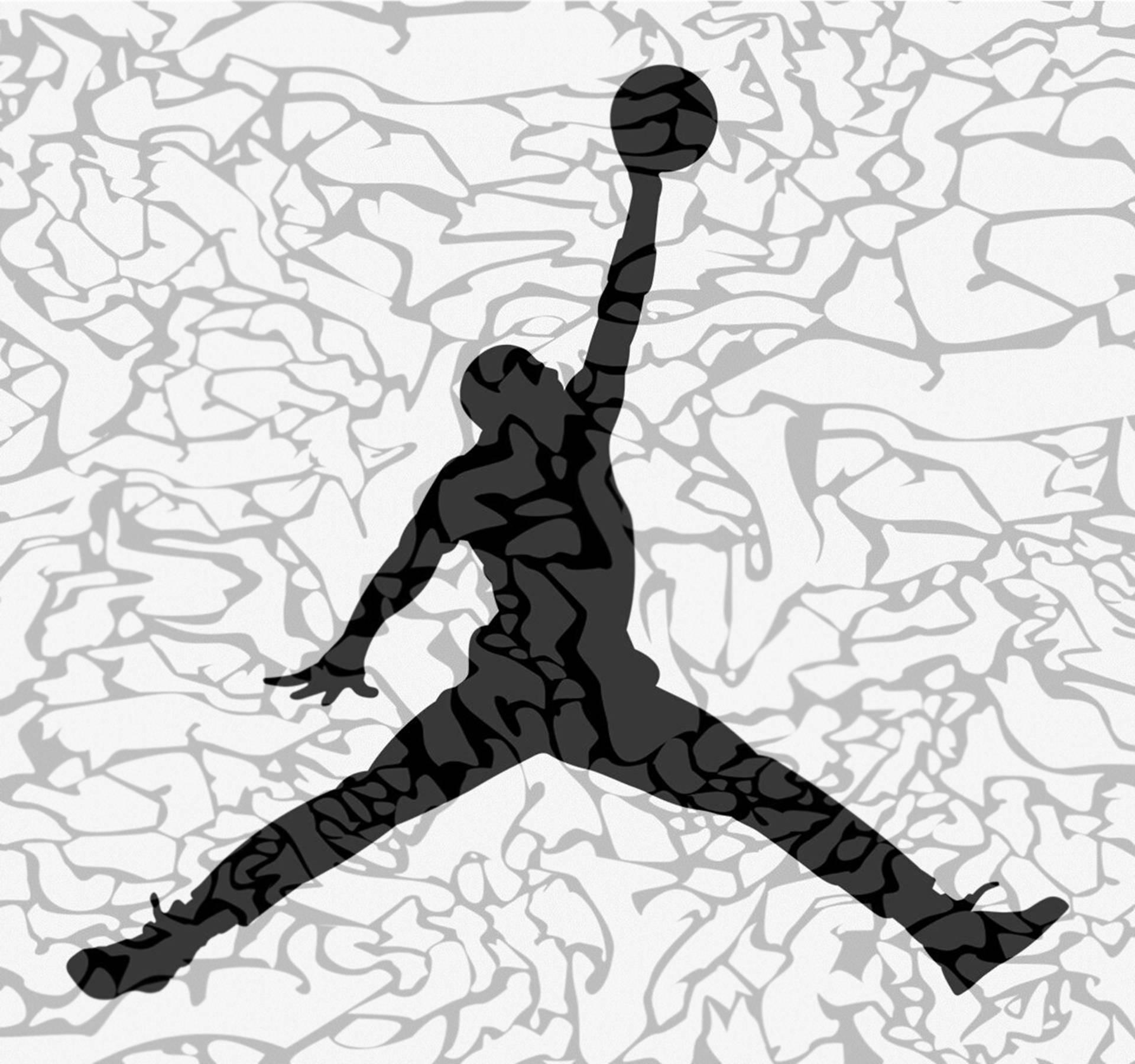 Air Jordan White Pattern Artwork — 1920x1800 wallpaper