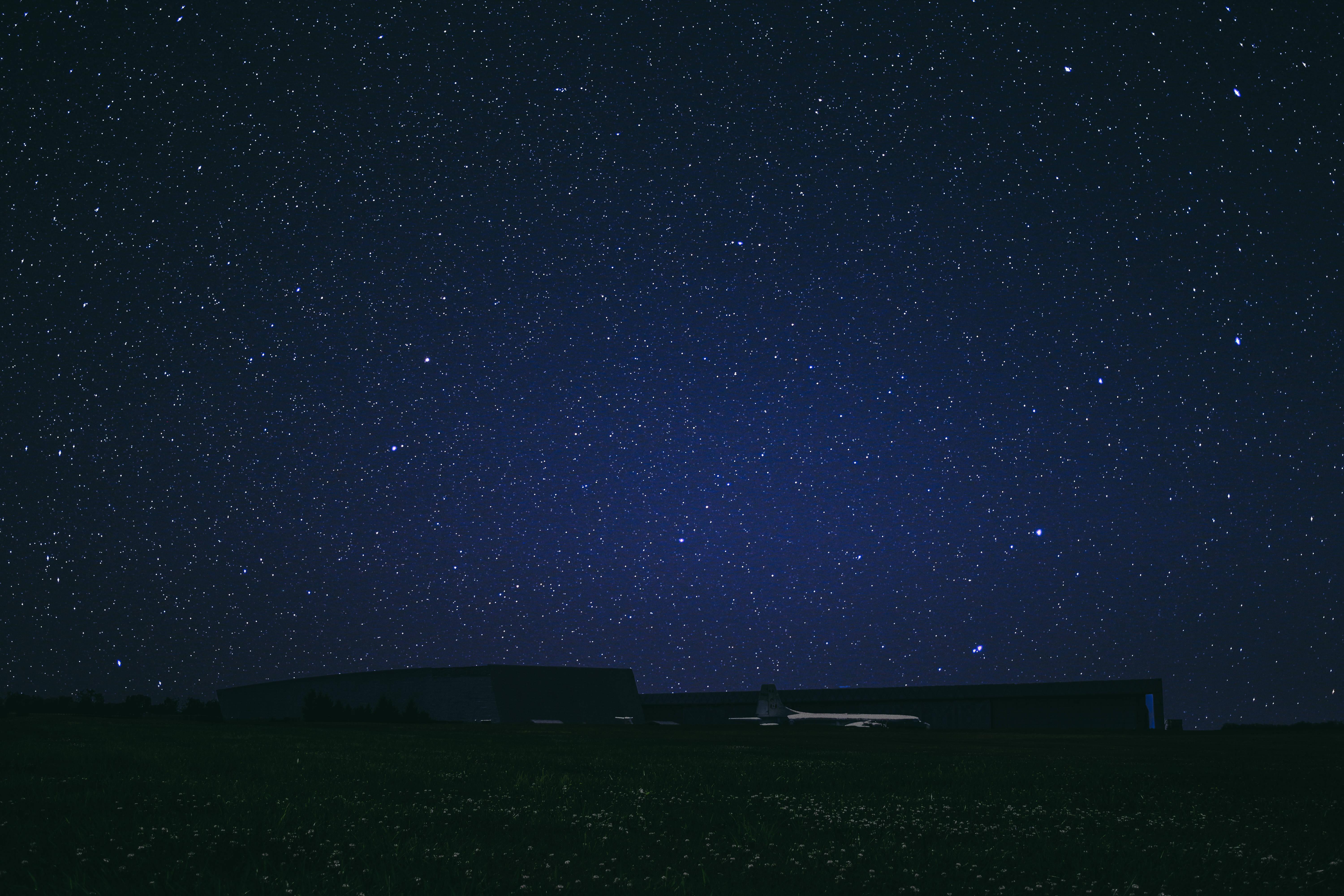 Airport At Night 4k Space — 6000x4000 wallpaper