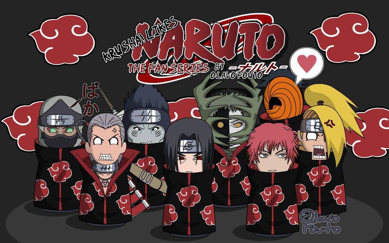 Akatsuki Members Reunited — 1280x800 wallpaper