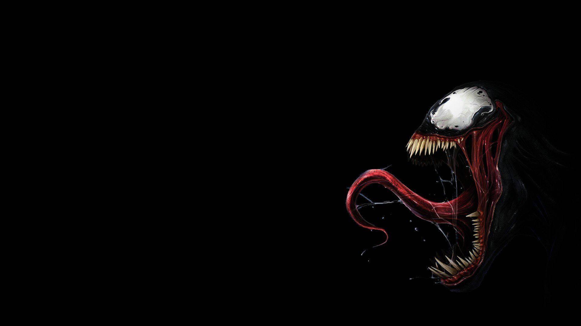 Alien Symbiote Venom Mouth — 1920x1080 wallpaper
