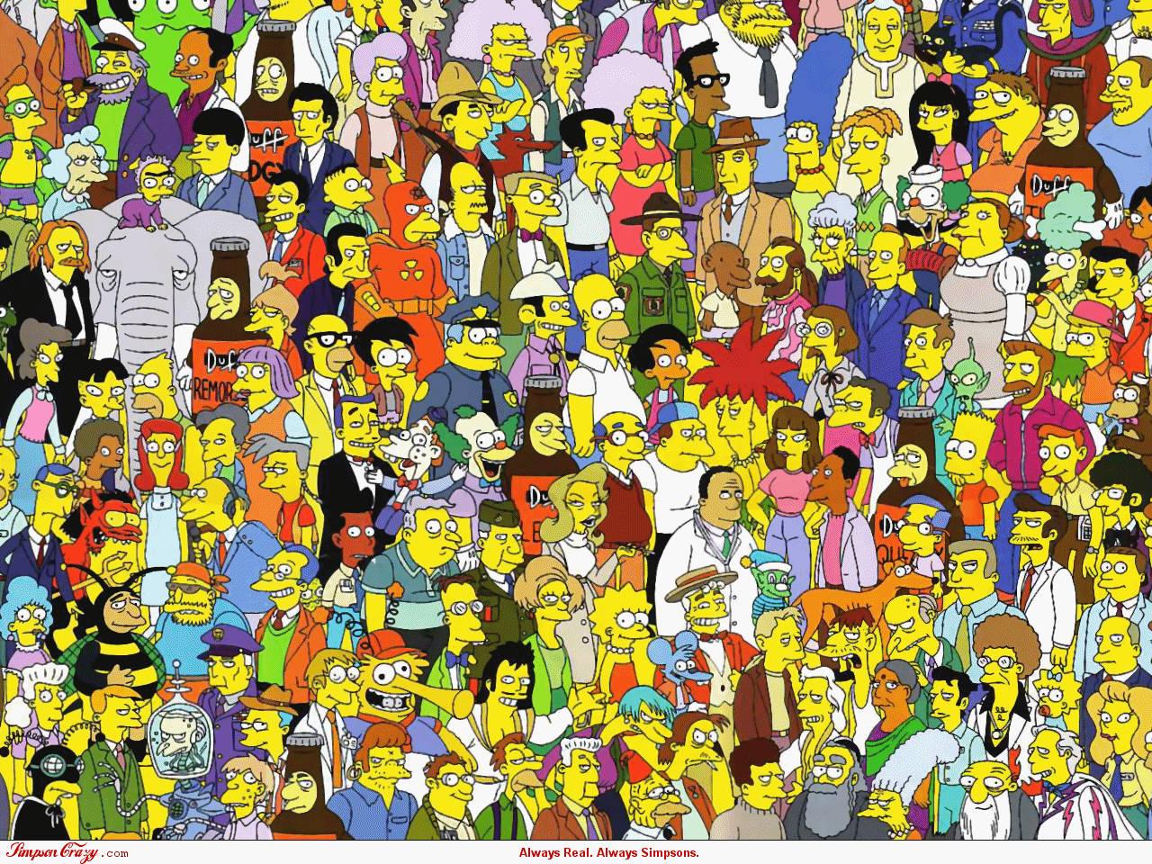 All The Simpsons Characters — 1280x960 wallpaper