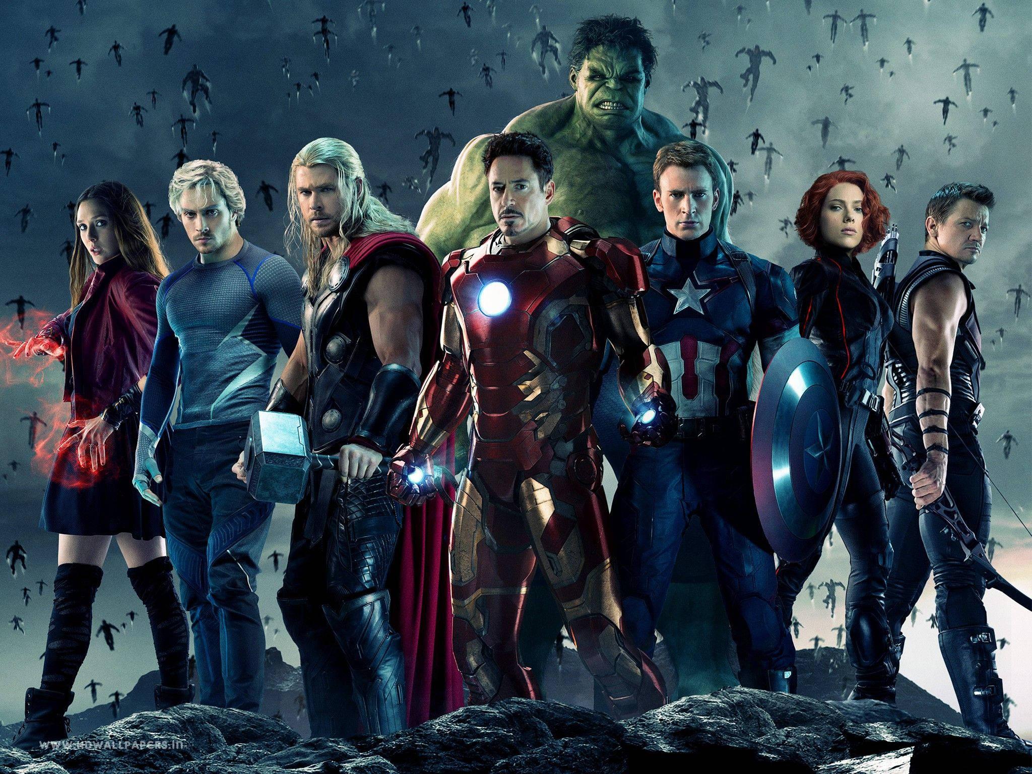 All The Superheroes of The Avengers in One Place — 2048x1536 wallpaper