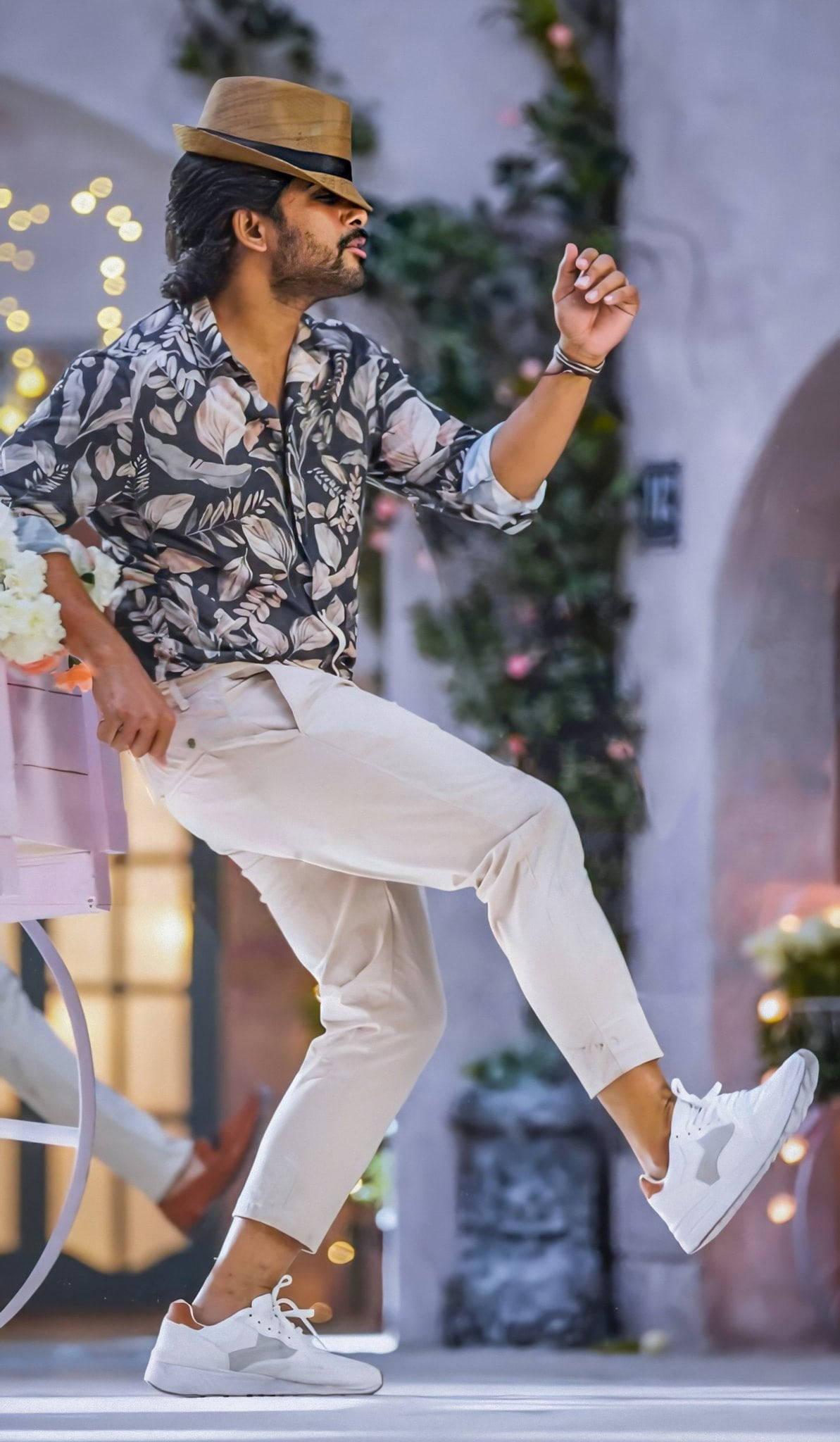 Allu Arjun HD Dancing Hat — 1193x2048 wallpaper