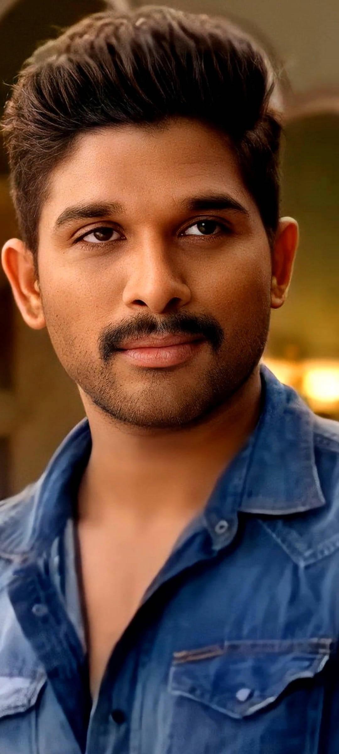 Allu Arjun HD Denim Polo — 1080x2400 wallpaper