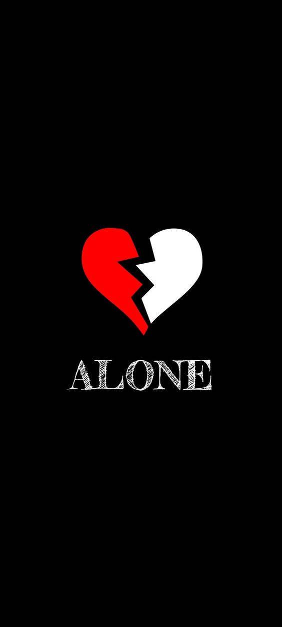 Alone Broken Heart Iphone — 564x1253 wallpaper