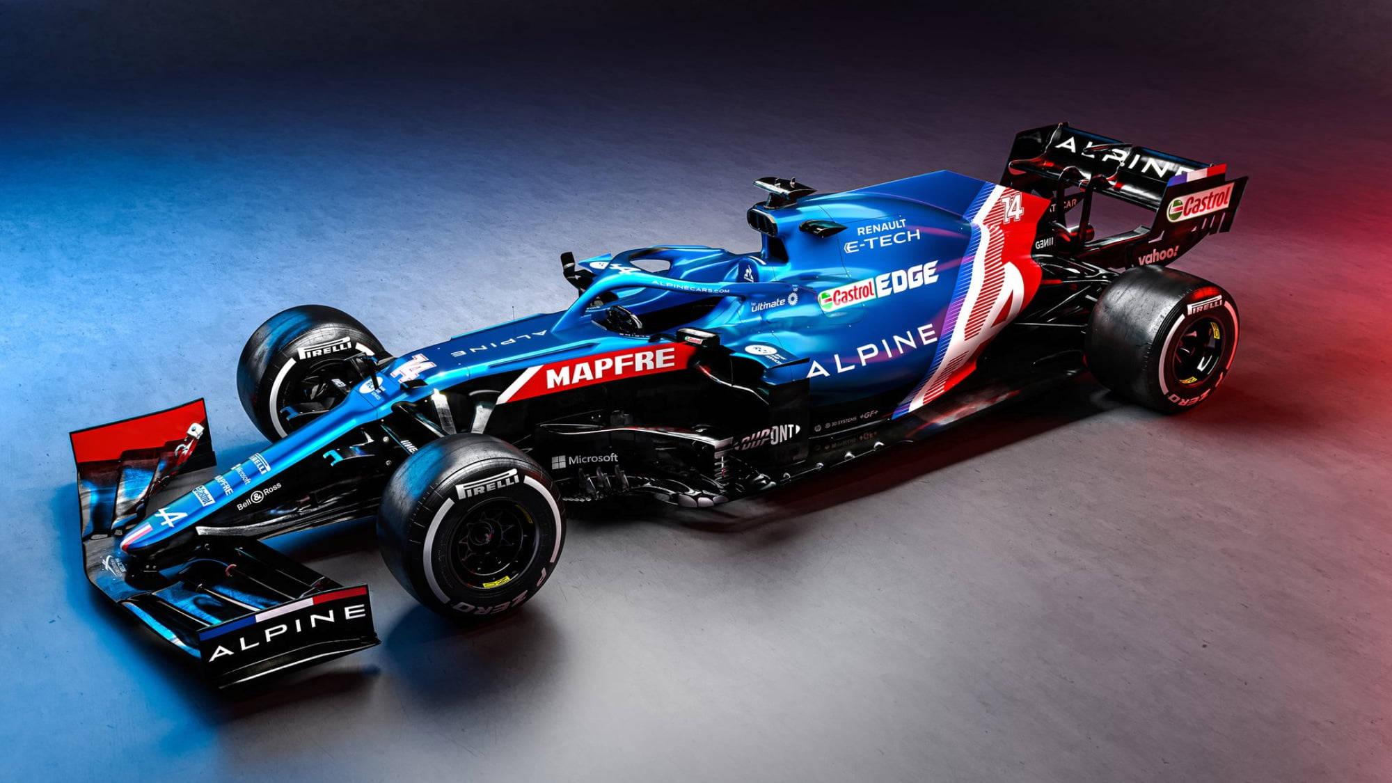 Alpine F1 A521 Race Car — 2000x1125 wallpaper