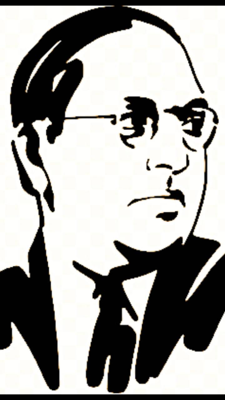 Ambedkar Black Clipart — 720x1280 wallpaper