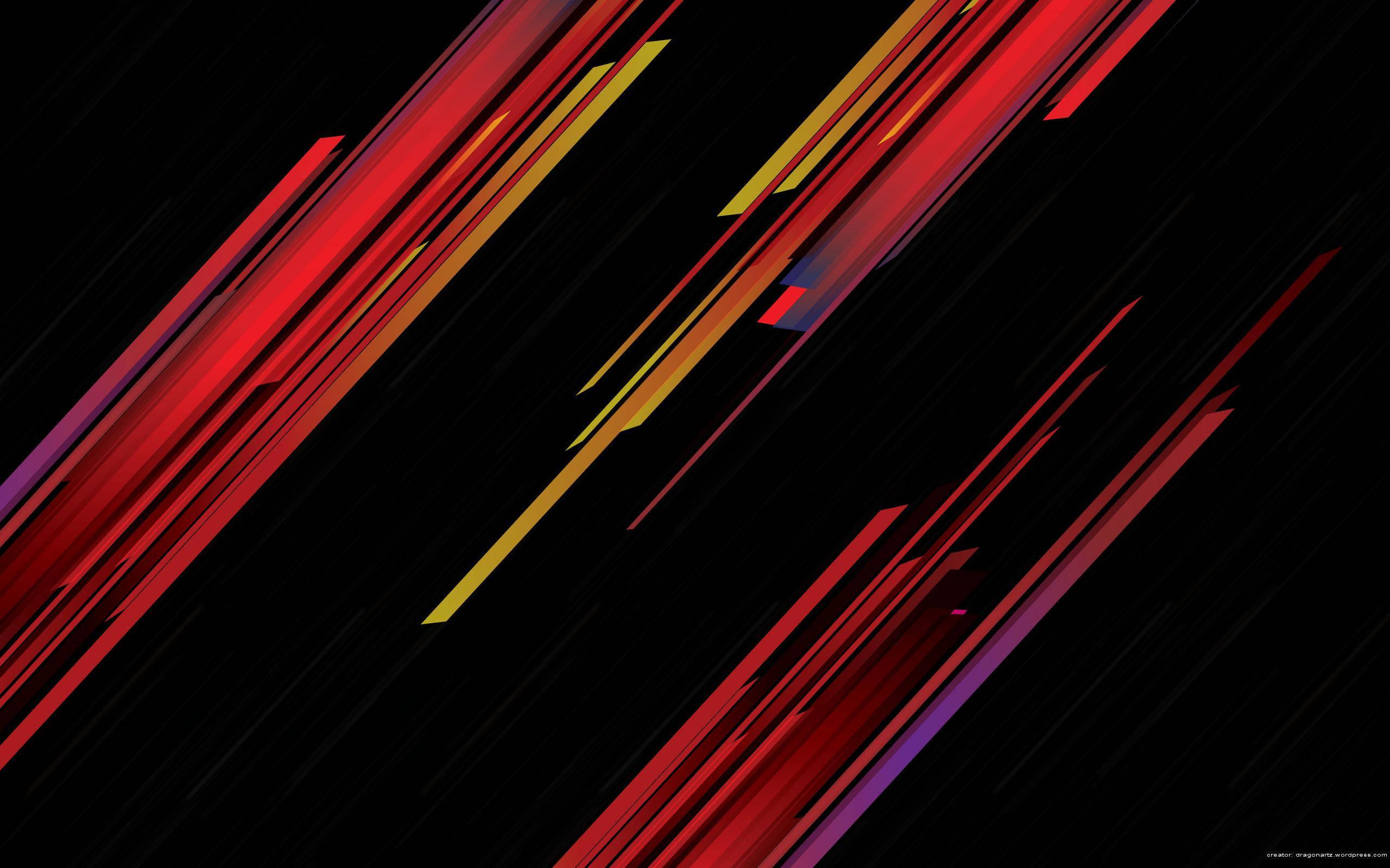 AMOLED Glitch Lines — 2560x1600 wallpaper