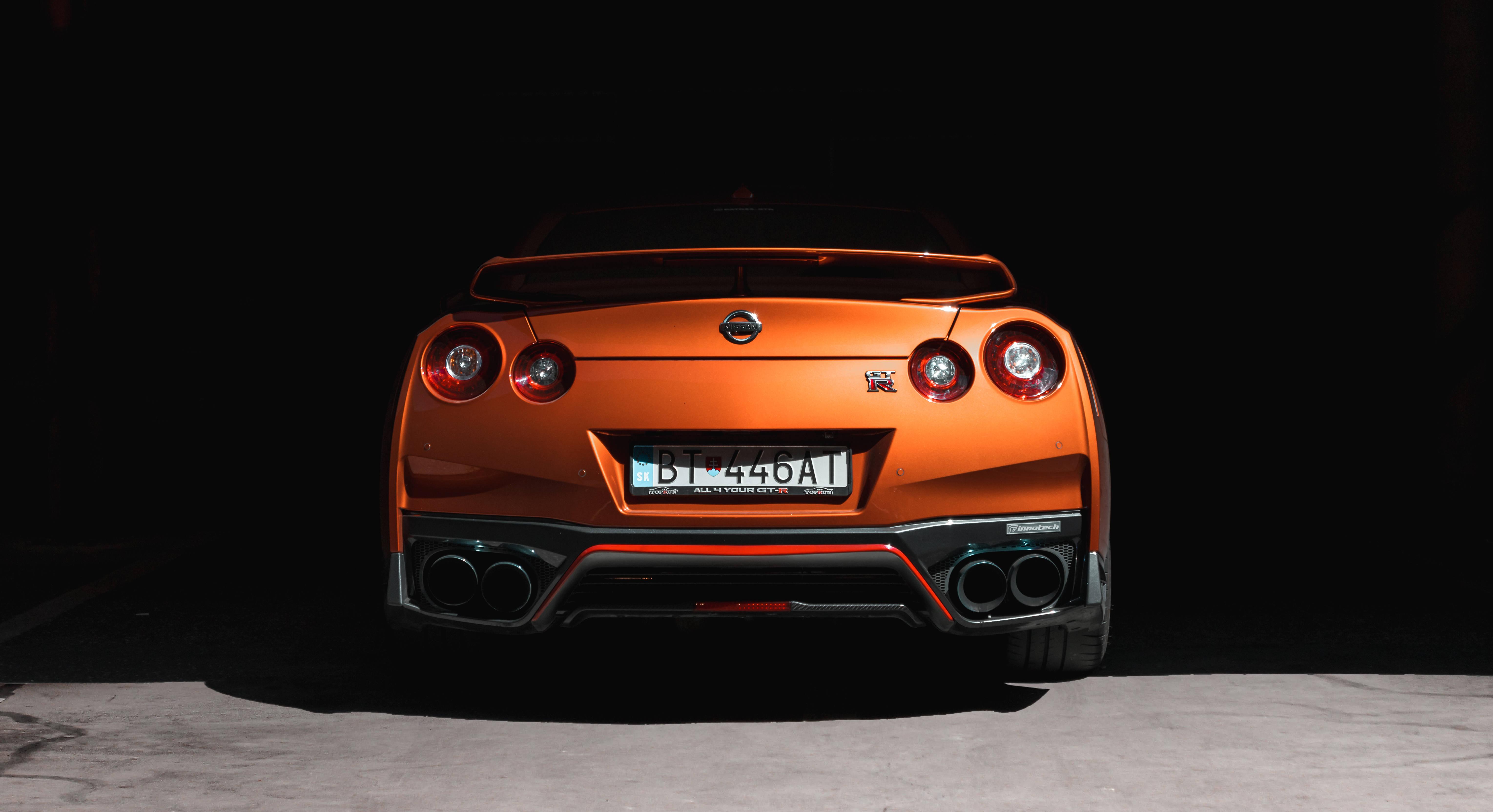 Amoled Orange Nissan SUV — 6117x3328 wallpaper