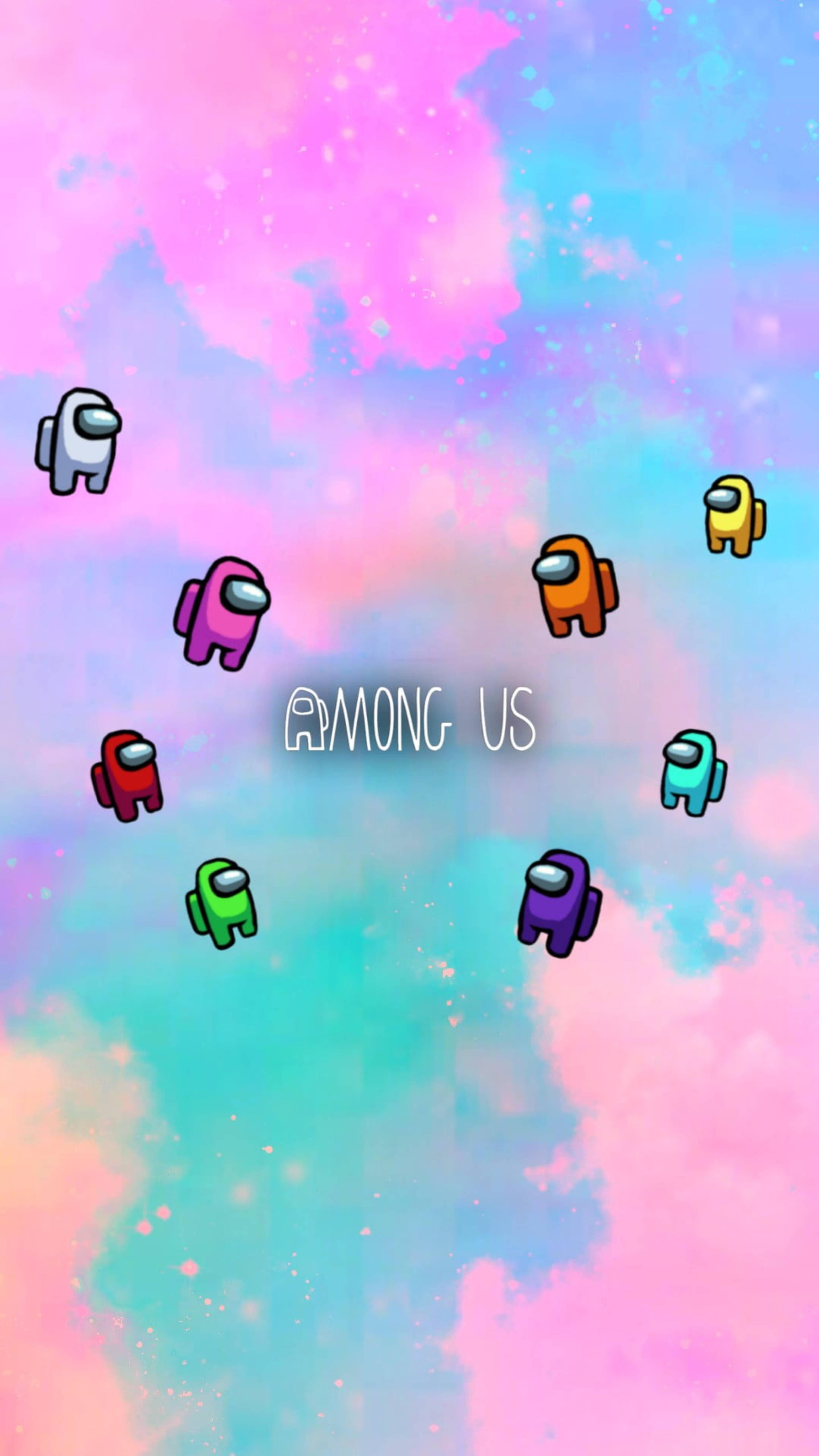 Among Us Aesthetic Pastel Art — 2880x5120 wallpaper