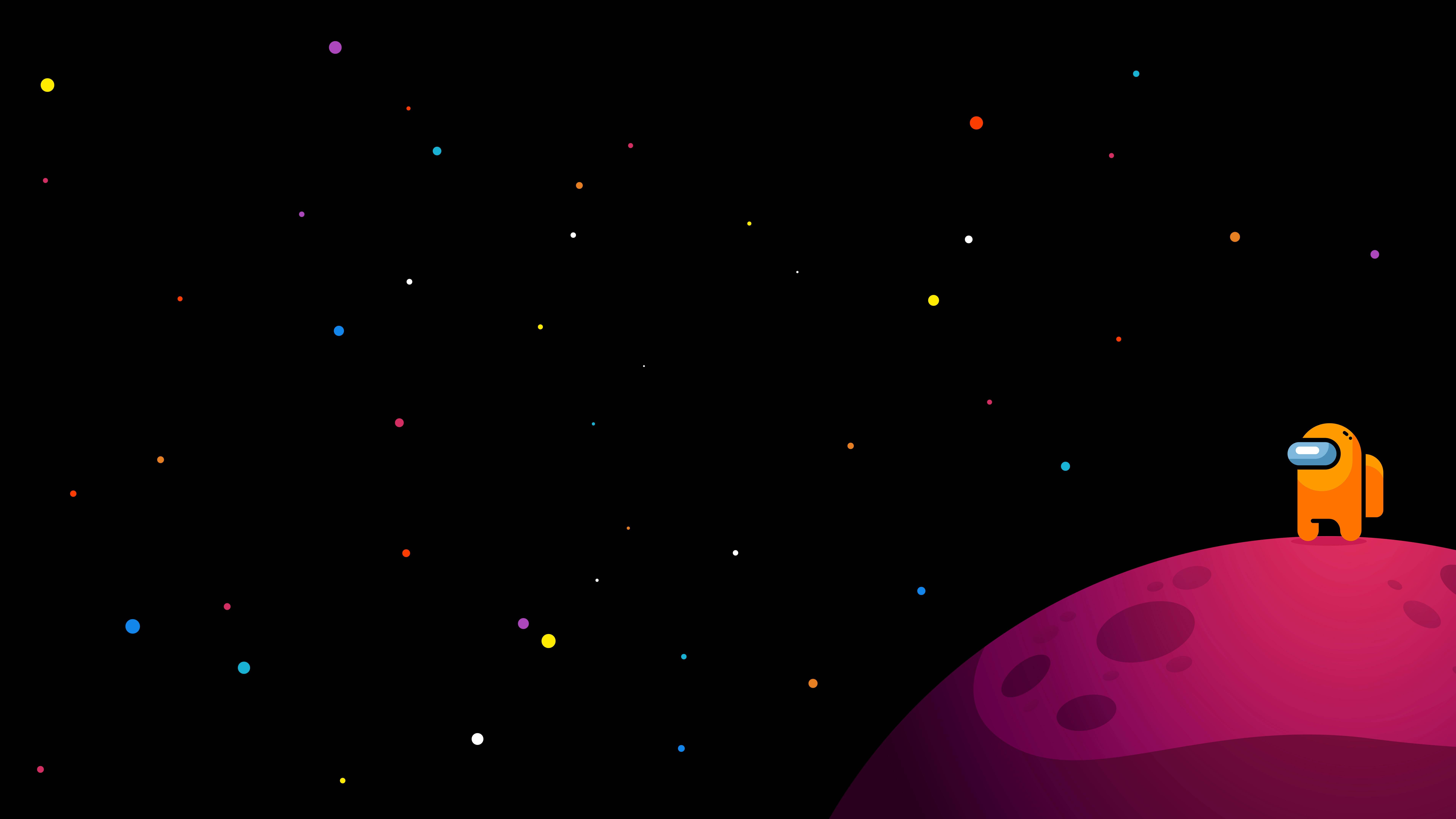 Among Us Planet Fanart — 7680x4320 wallpaper