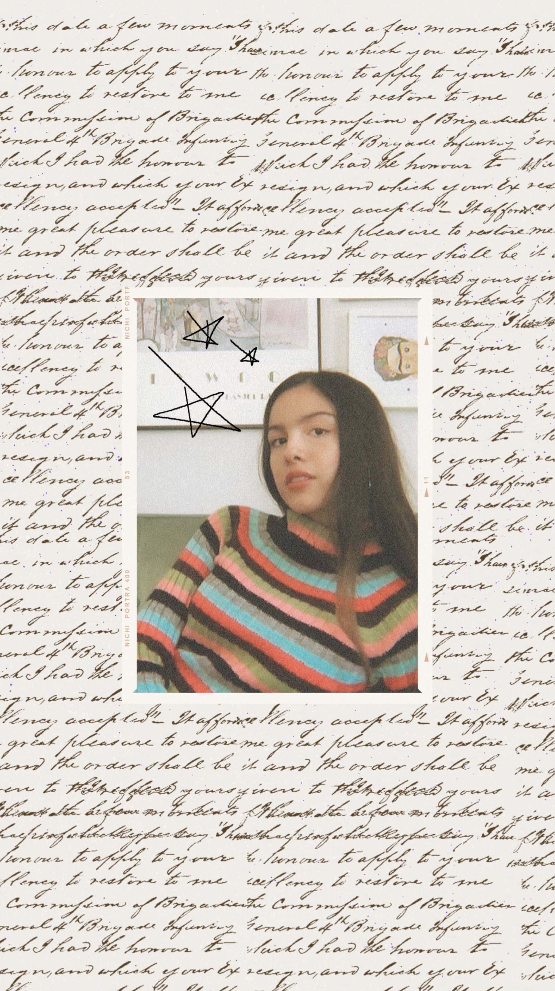 An aesthetic portrait of rising film and music star Olivia Rodrigo — 1863x3321 wallpaper