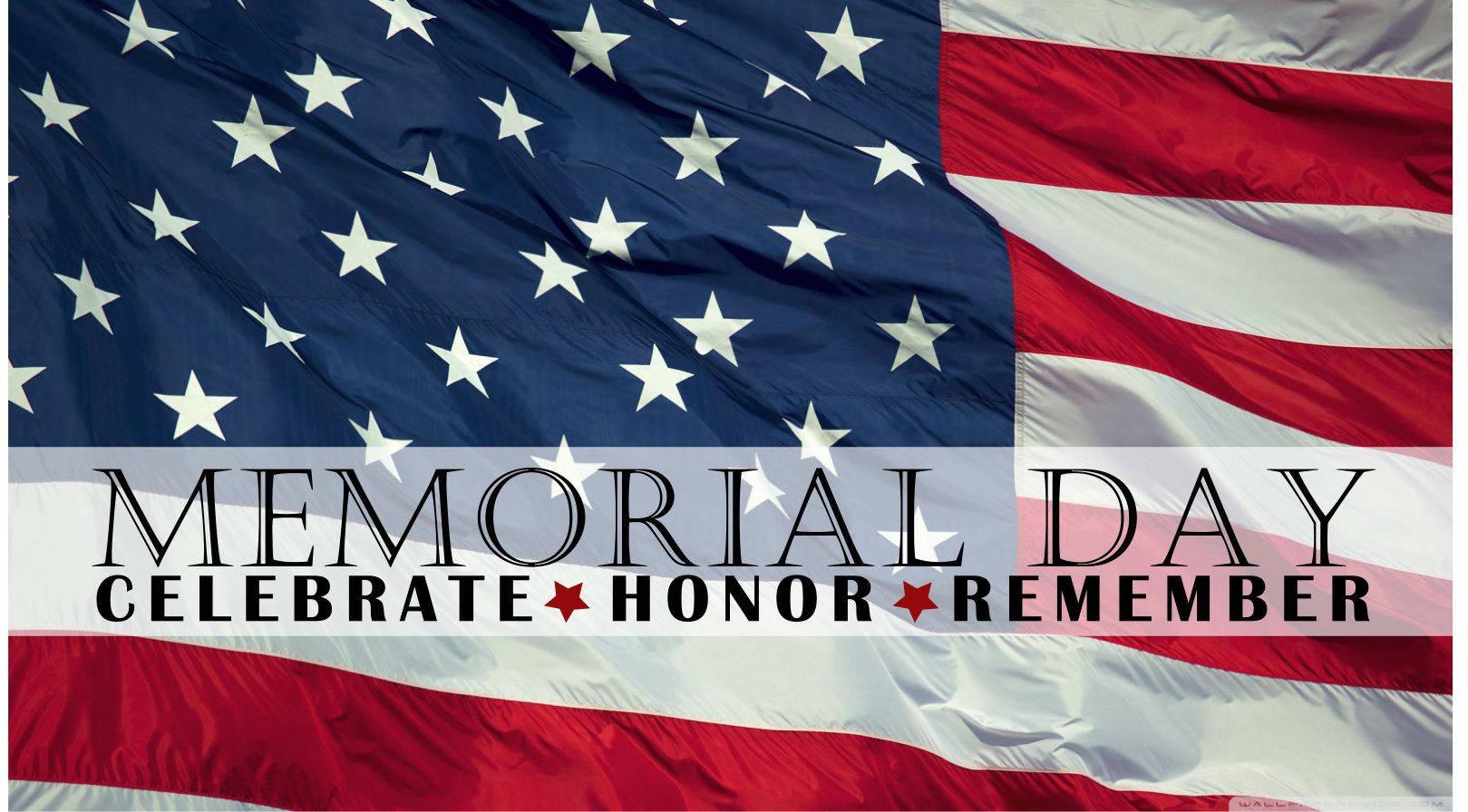 An American Flag In Honor of Memorial Day — 1619x896 wallpaper