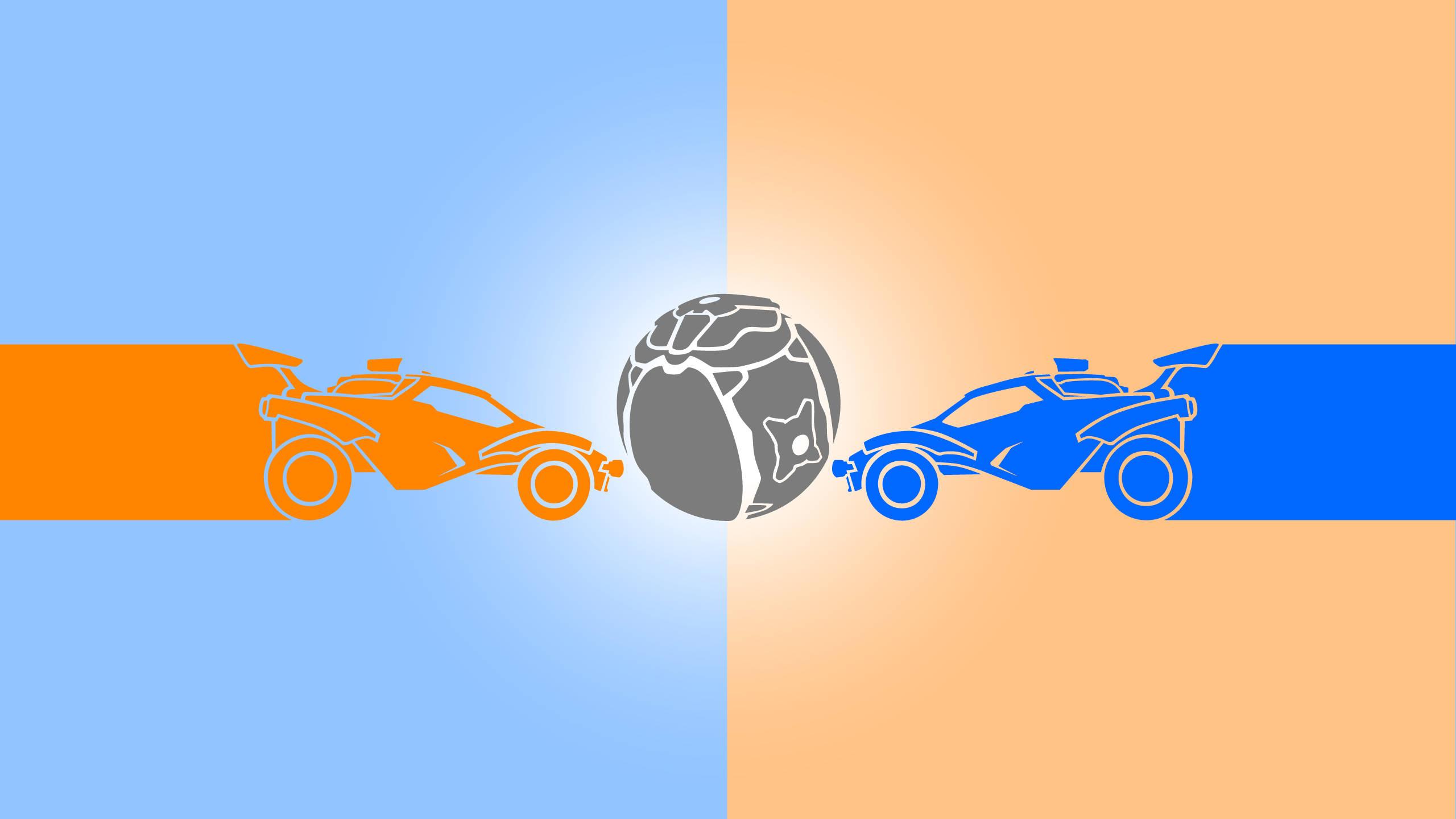 An awesome in-game image of Rocket League — 2560x1440 wallpaper