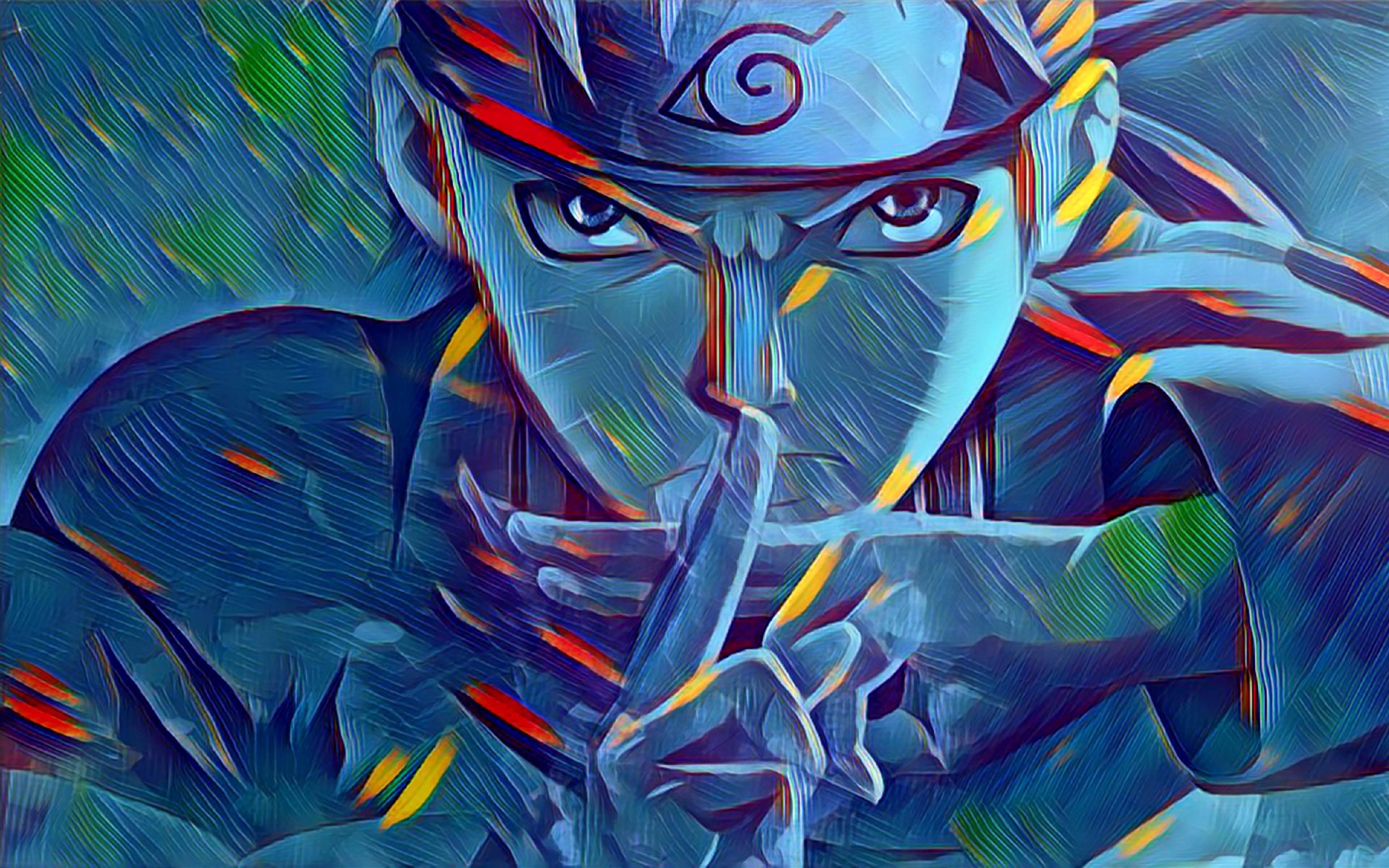 An Exciting Colorful Artwork Paying Tribute to Naruto