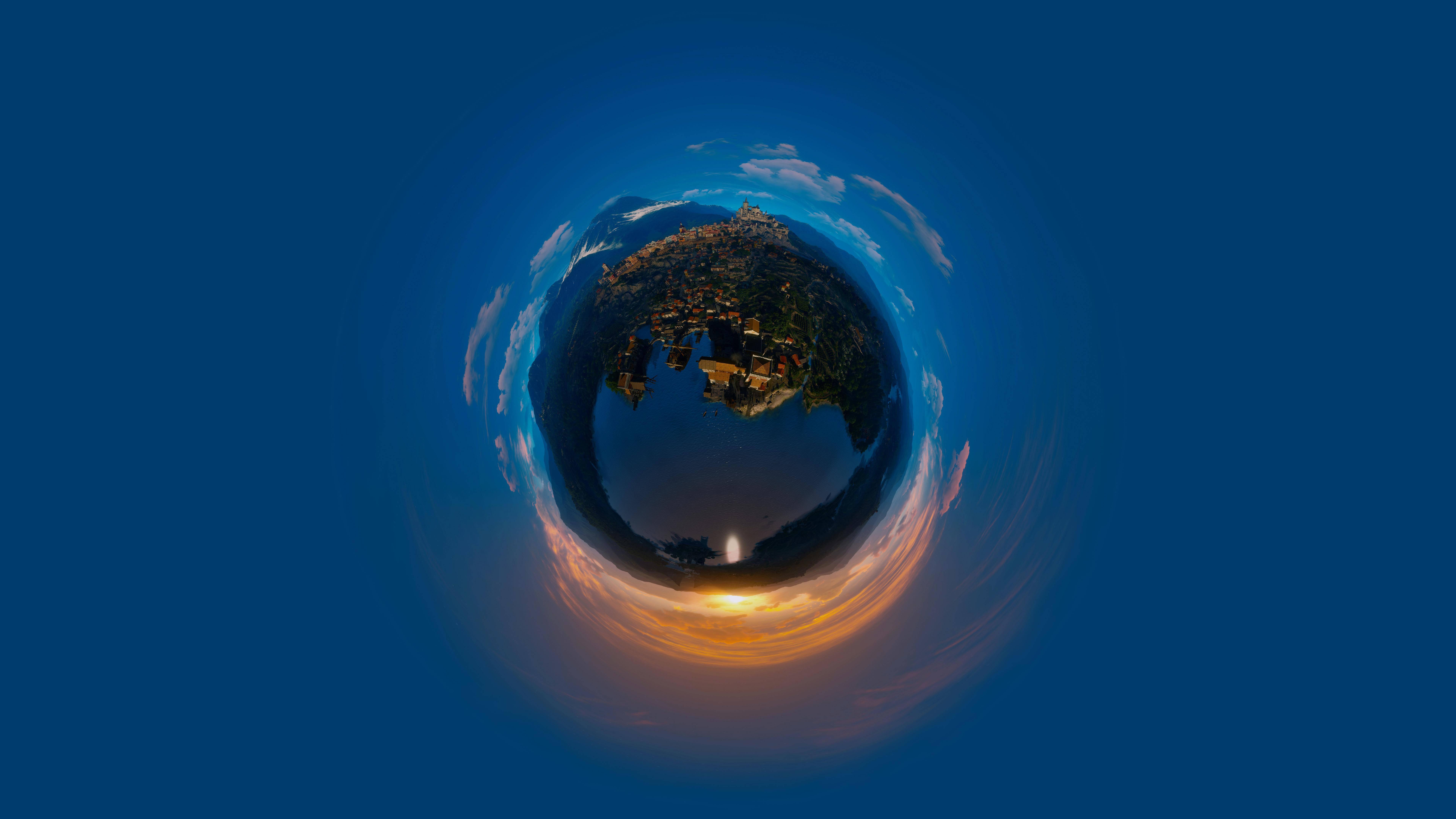 An Illustration of Our World — 7680x4320 wallpaper