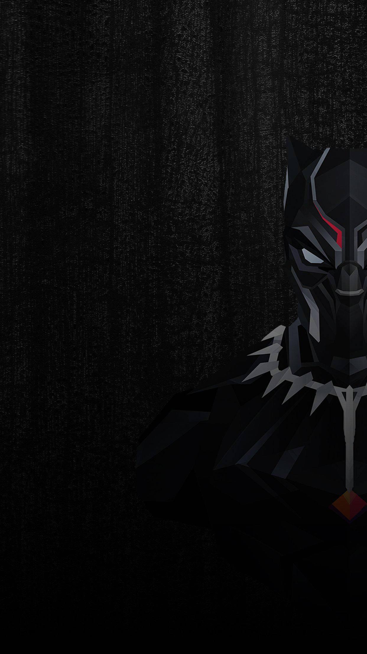 An Illustration of the Protector of Wakanda--Black Panther — 1242x2208 wallpaper