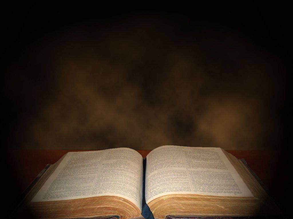 Ancient Open Bible — 1024x768 wallpaper
