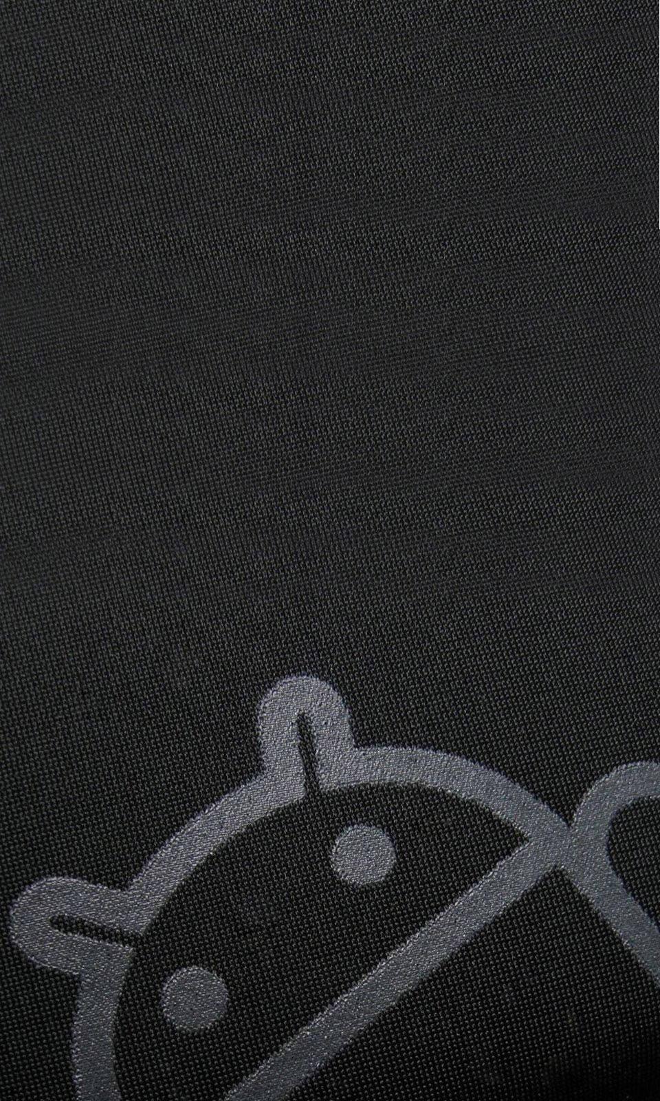 Android Icon in a Minimalist Black Design — 960x1600 wallpaper