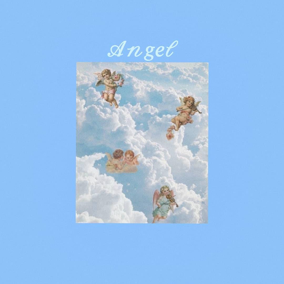 Angelic beauty in the sky — 1080x1080 wallpaper