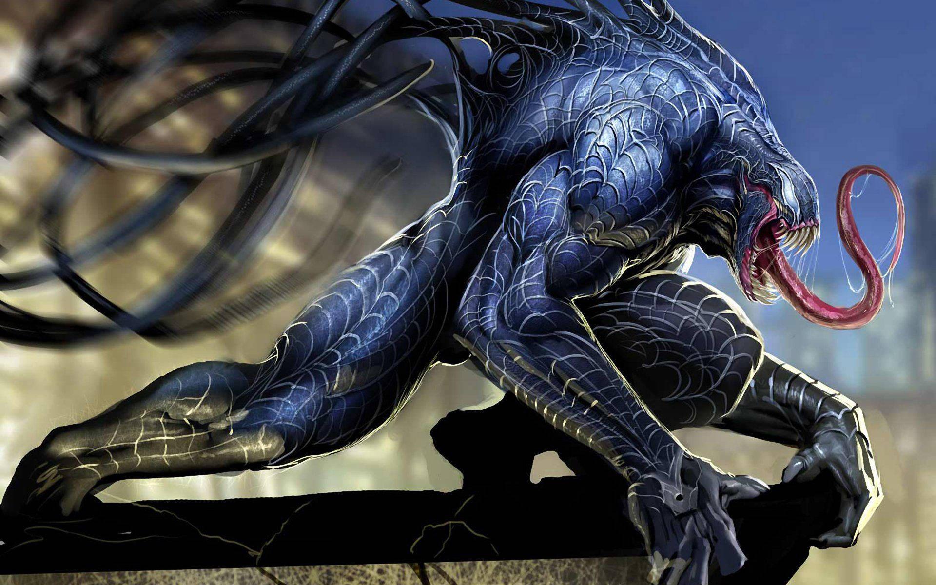 Angry Alien Symbiote Venom — 1920x1200 wallpaper
