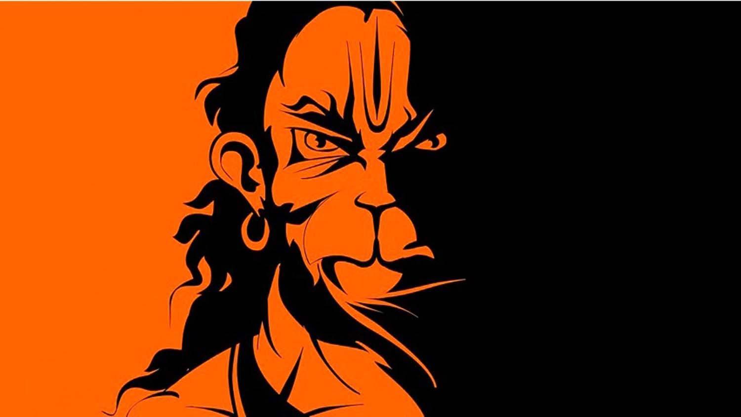 Angry Hanuman Hindu God — 1500x845 wallpaper
