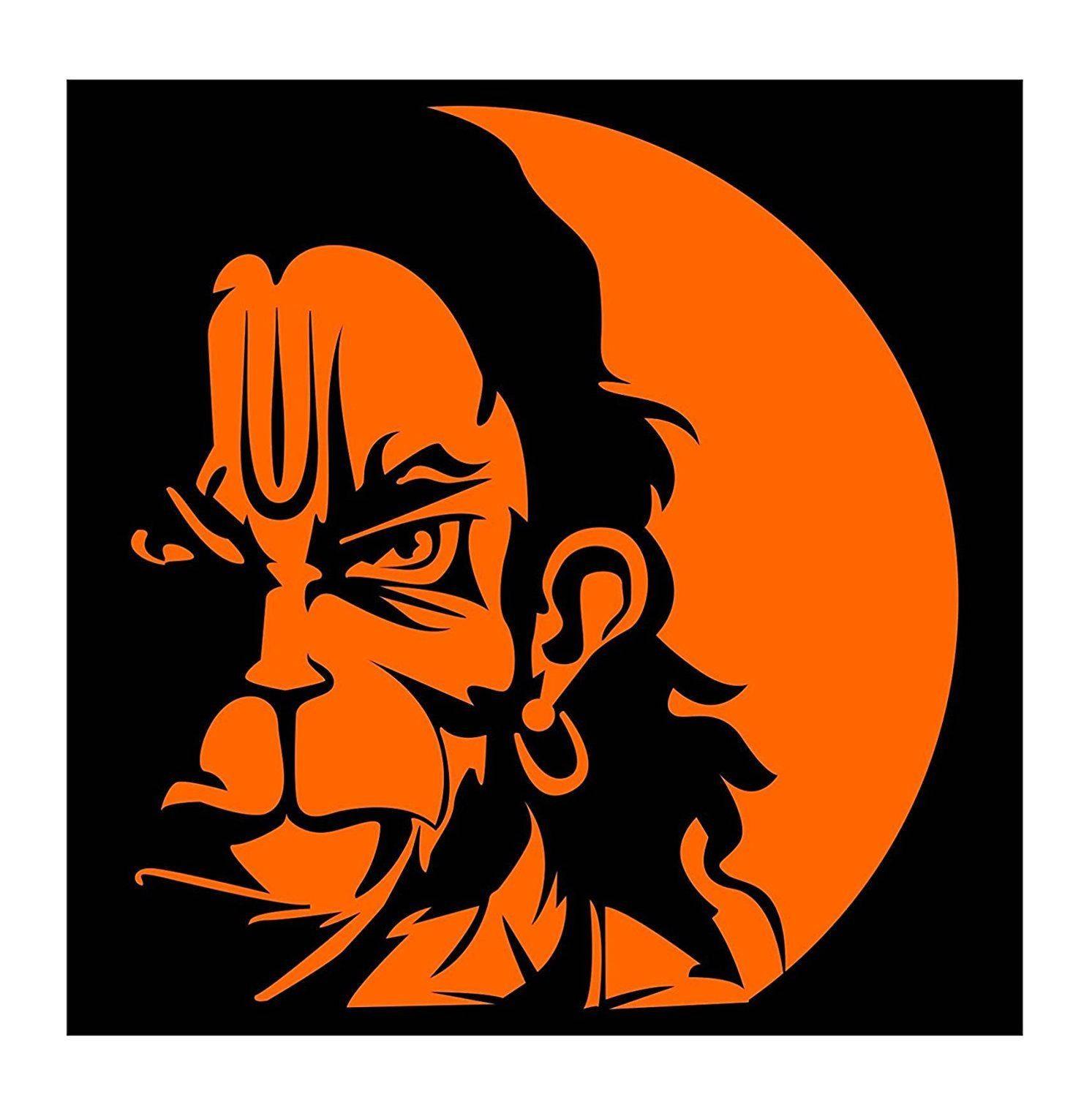 Angry Hanuman Portrait — 1493x1500 wallpaper