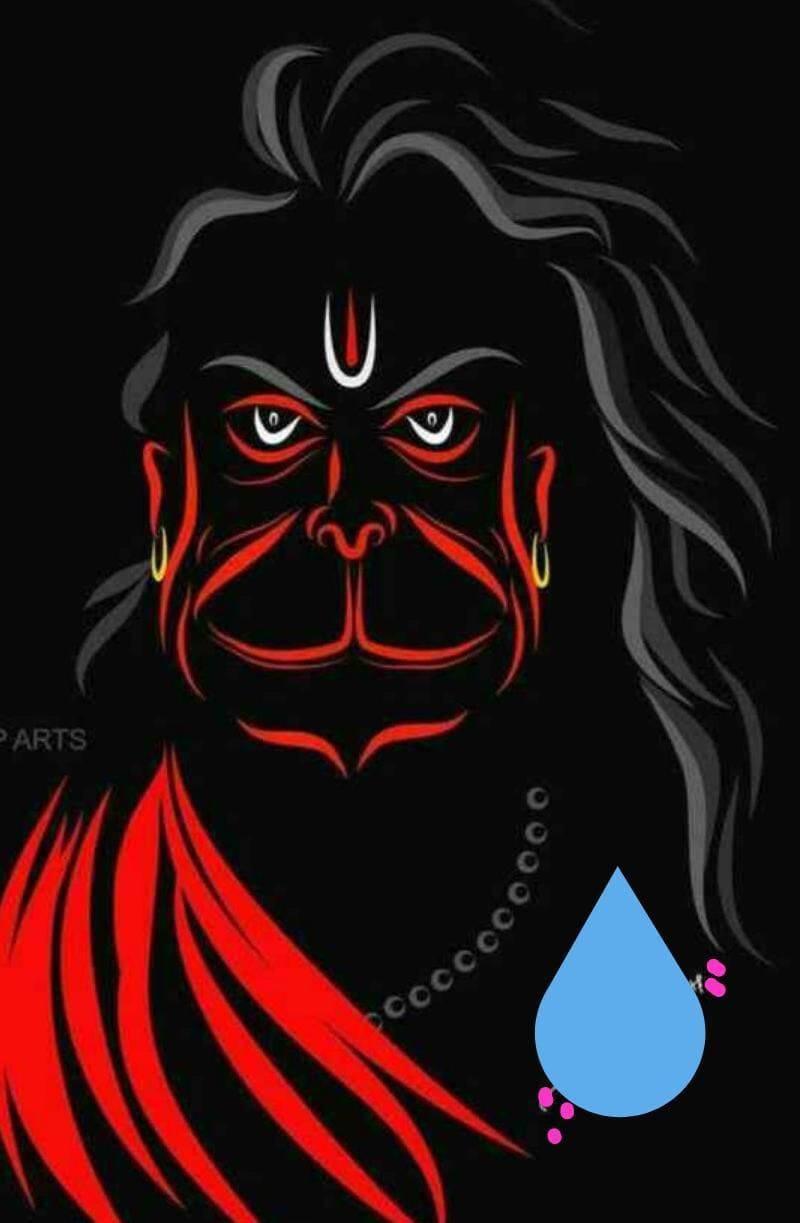 Angry Hanuman Vector Art — 800x1223 wallpaper